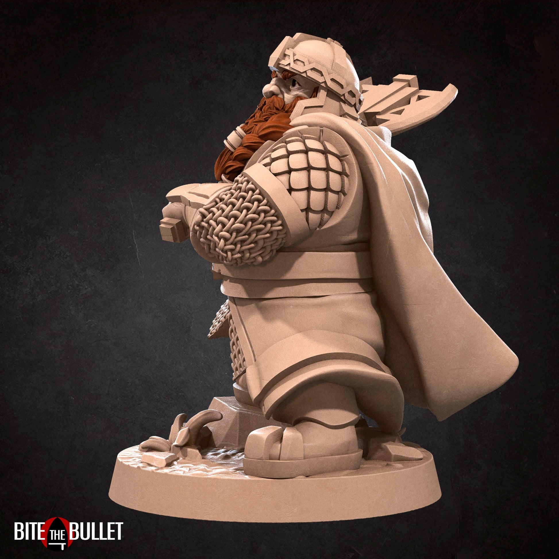 Dwarf Explorer | Bite The Bullet | 35mm Scale | Resin Printed Tabletop RPG Miniature Figures | DND | 5E