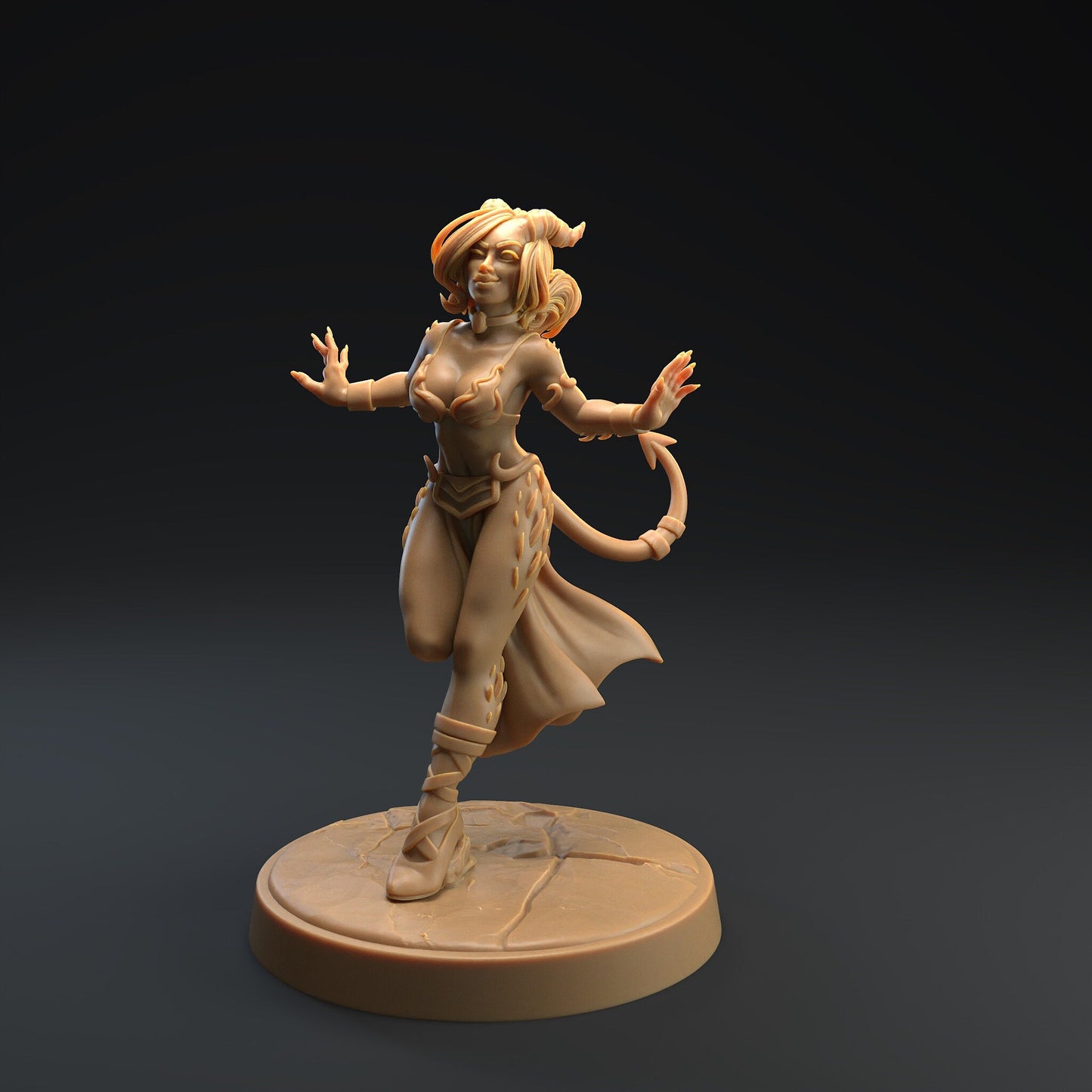 Succubus | Dragon Trappers Lodge | Monster | One Page Rules | 32mm | 75mm | Resin Printed Tabletop RPG Figures | DND | 5E | Halloween