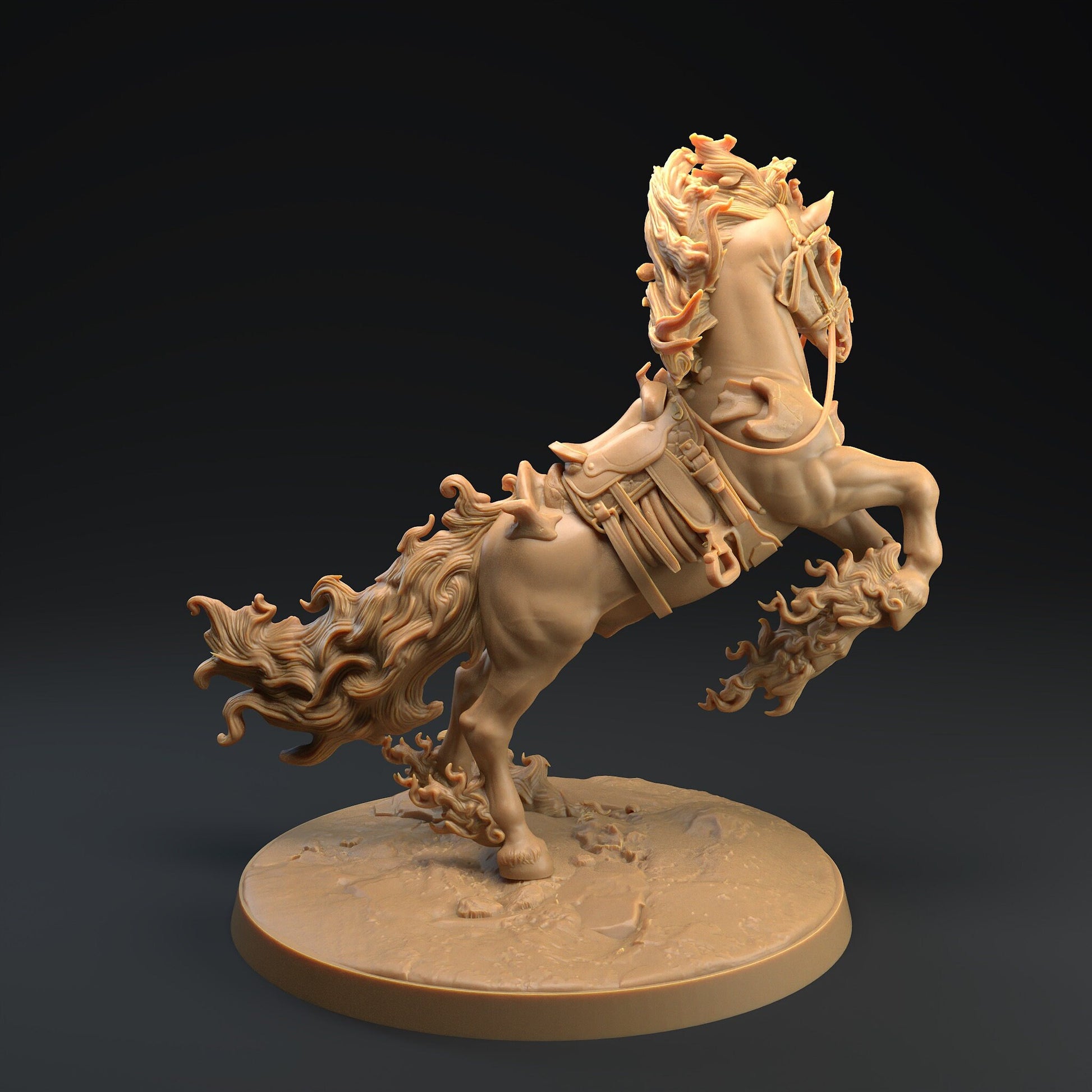Nightmare Rider | Dragon Trappers Lodge | Headless Horseman | One Page Rules | 32mm | Resin Printed Tabletop RPG Figures | DND | Halloween