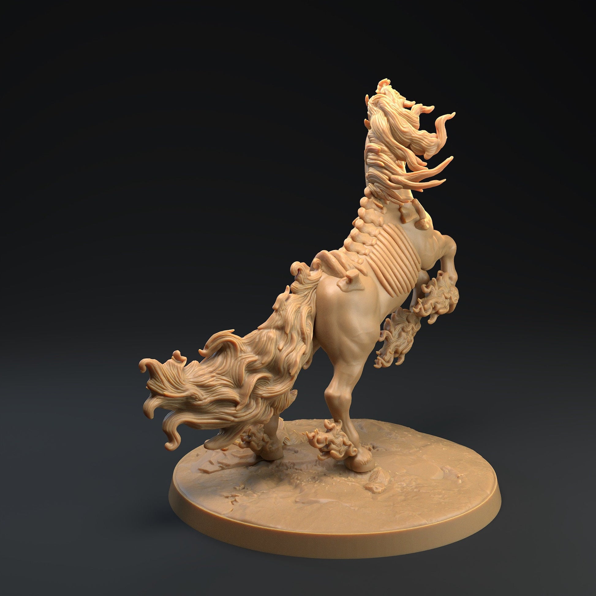 Nightmare Rider | Dragon Trappers Lodge | Headless Horseman | One Page Rules | 32mm | Resin Printed Tabletop RPG Figures | DND | Halloween