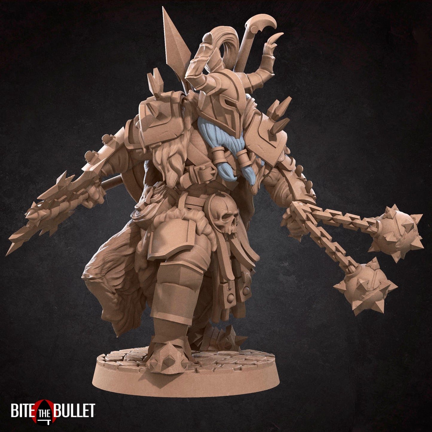 Hero Barbarian Male | Bite The Bullet | 35mm Scale | Resin Printed Tabletop RPG Miniature Figures | DND | 5E
