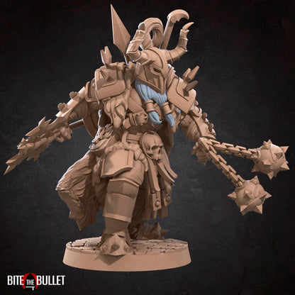 Hero Barbarian Male | Bite The Bullet | 35mm Scale | Resin Printed Tabletop RPG Miniature Figures | DND | 5E