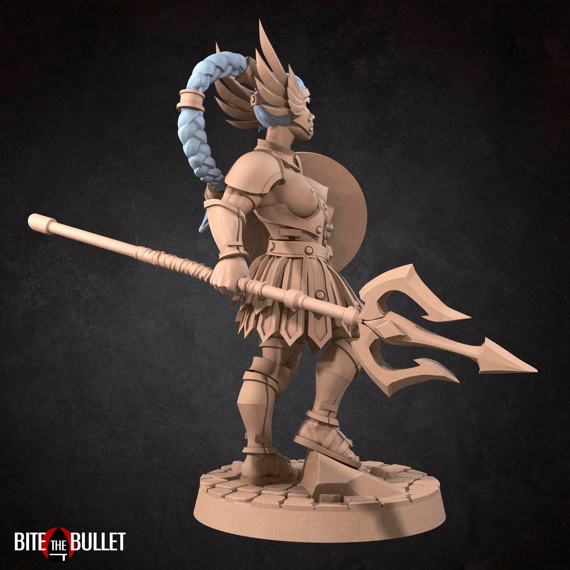 Hero Amazon | NSFW Option | Bite The Bullet | 35mm Scale | Resin Printed Tabletop RPG Miniature Figures | DND | 5E