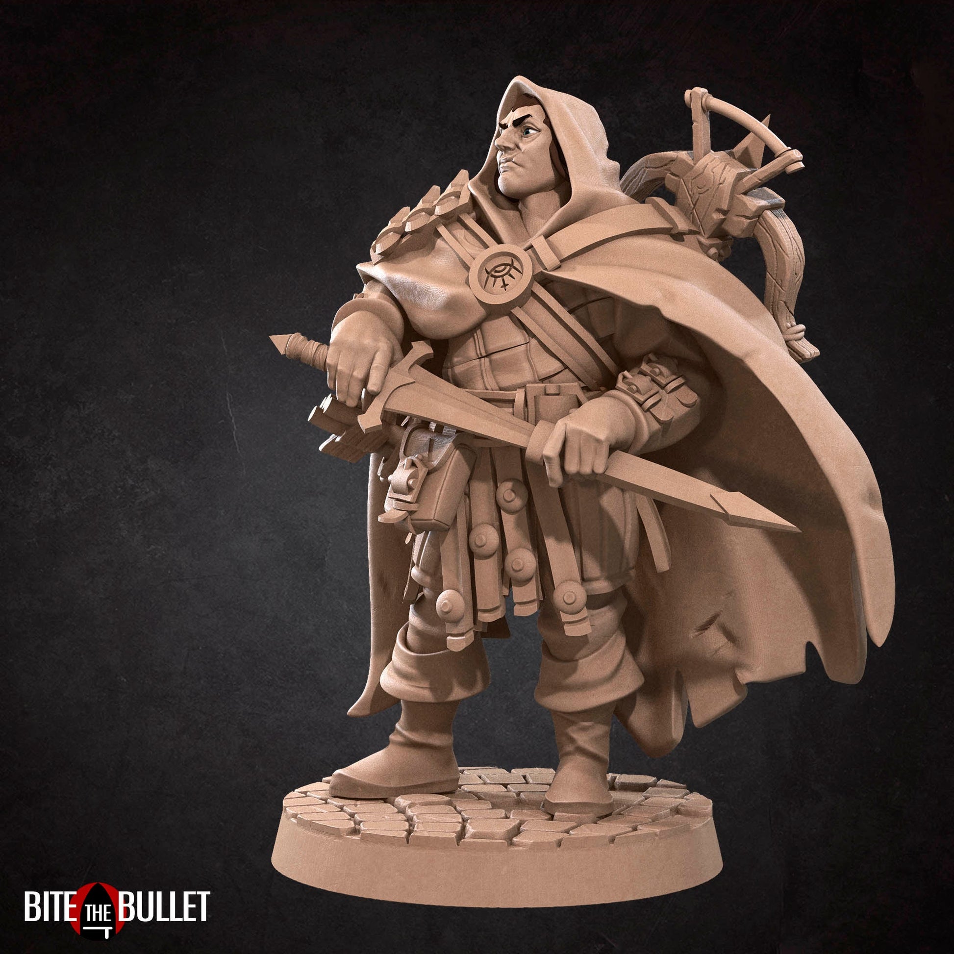 Hero Rogue | Bite The Bullet | 35mm Scale | Resin Printed Tabletop RPG Miniature Figures | DND | 5E