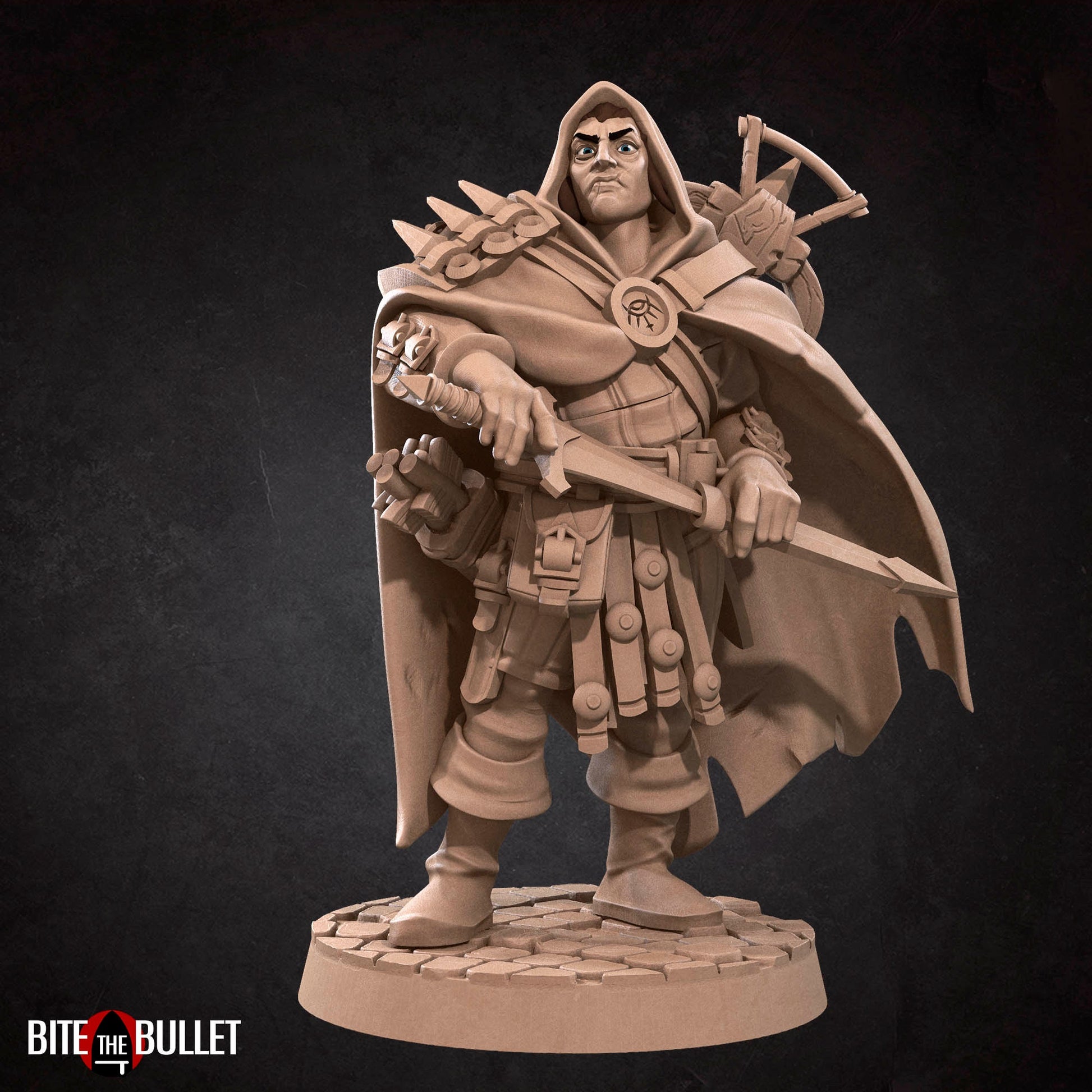 Hero Rogue | Bite The Bullet | 35mm Scale | Resin Printed Tabletop RPG Miniature Figures | DND | 5E