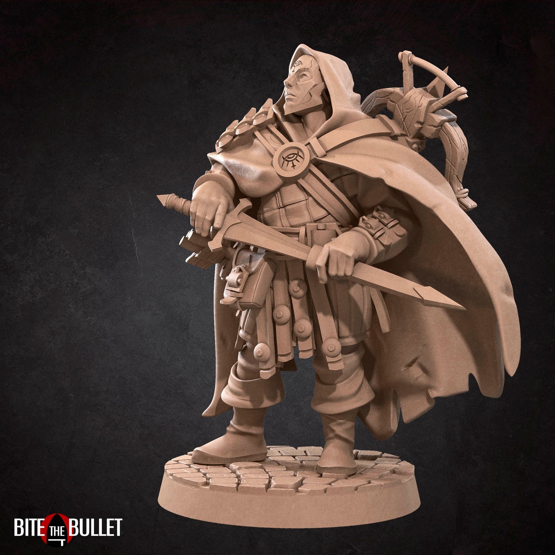 Hero Rogue | Bite The Bullet | 35mm Scale | Resin Printed Tabletop RPG Miniature Figures | DND | 5E