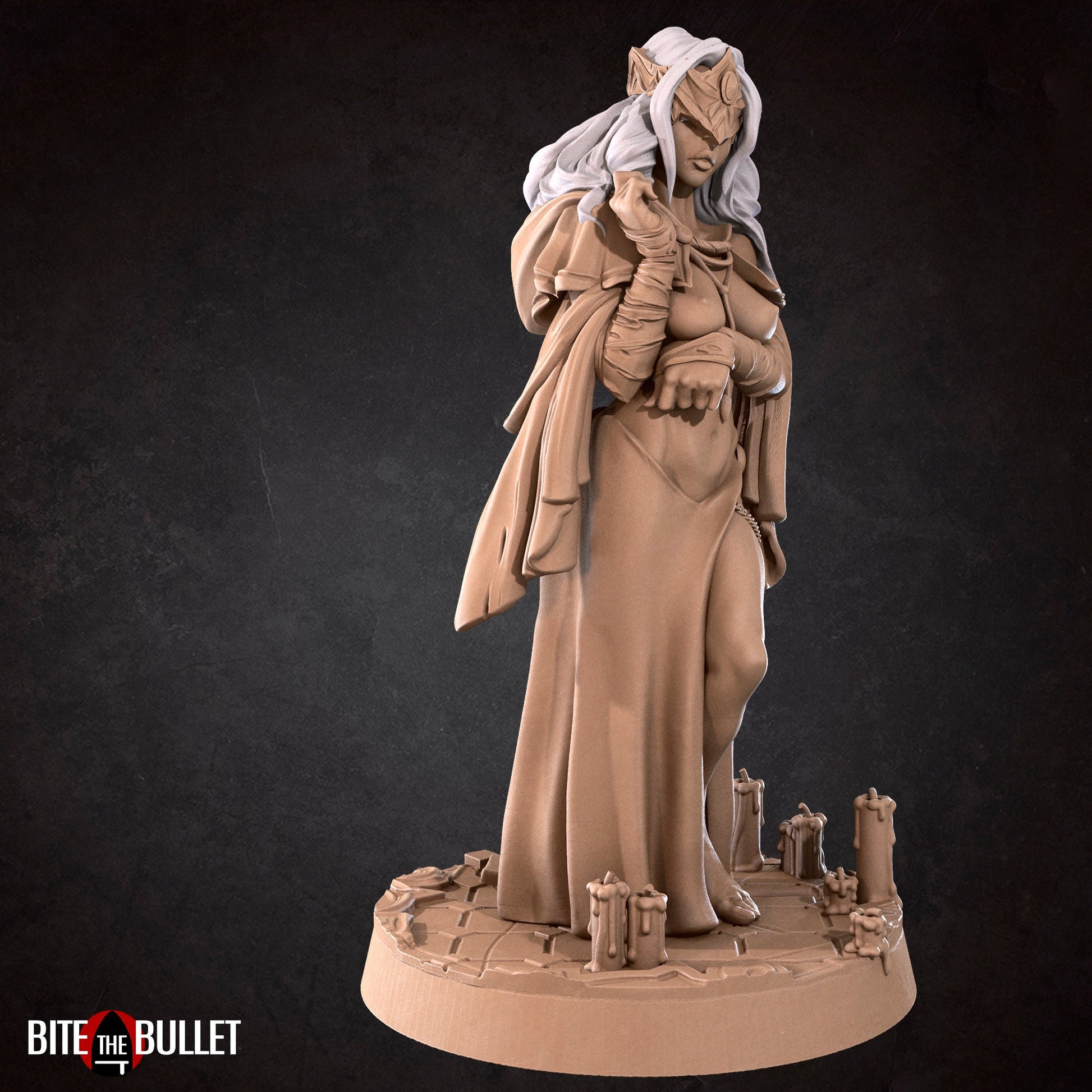 Sofia The Firekeeper | NSFW Option | Bite The Bullet | 35mm Scale | Resin Printed Tabletop RPG Miniature Figures | DND | 5E