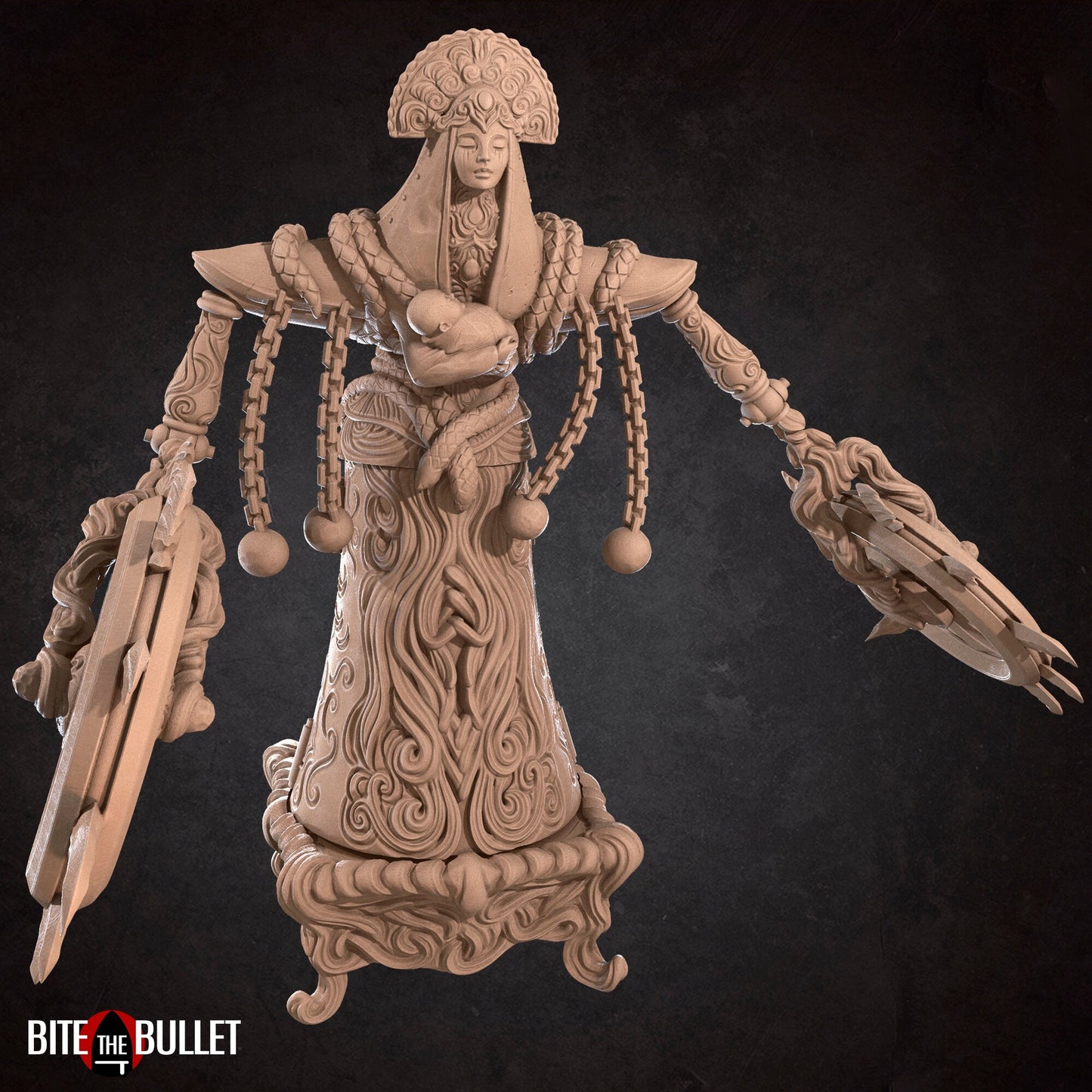 Iron Virgin | Bite The Bullet | 35mm Scale | Resin Printed Tabletop RPG Miniature Figures | DND | 5E