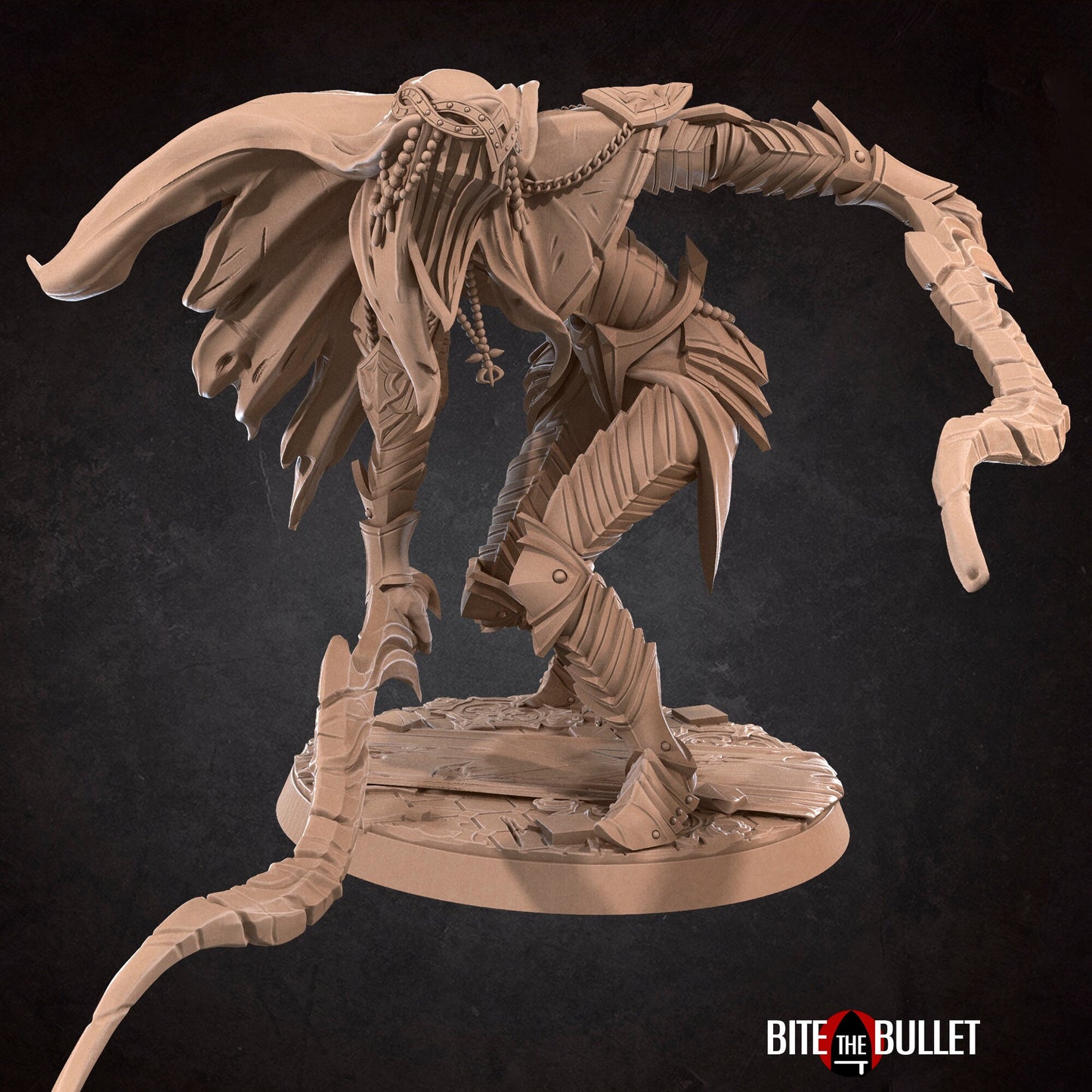 Emma, Exiled Cathedral Knight | Bite The Bullet | 35mm Scale | Resin Printed Tabletop RPG Miniature Figures | DND | 5E