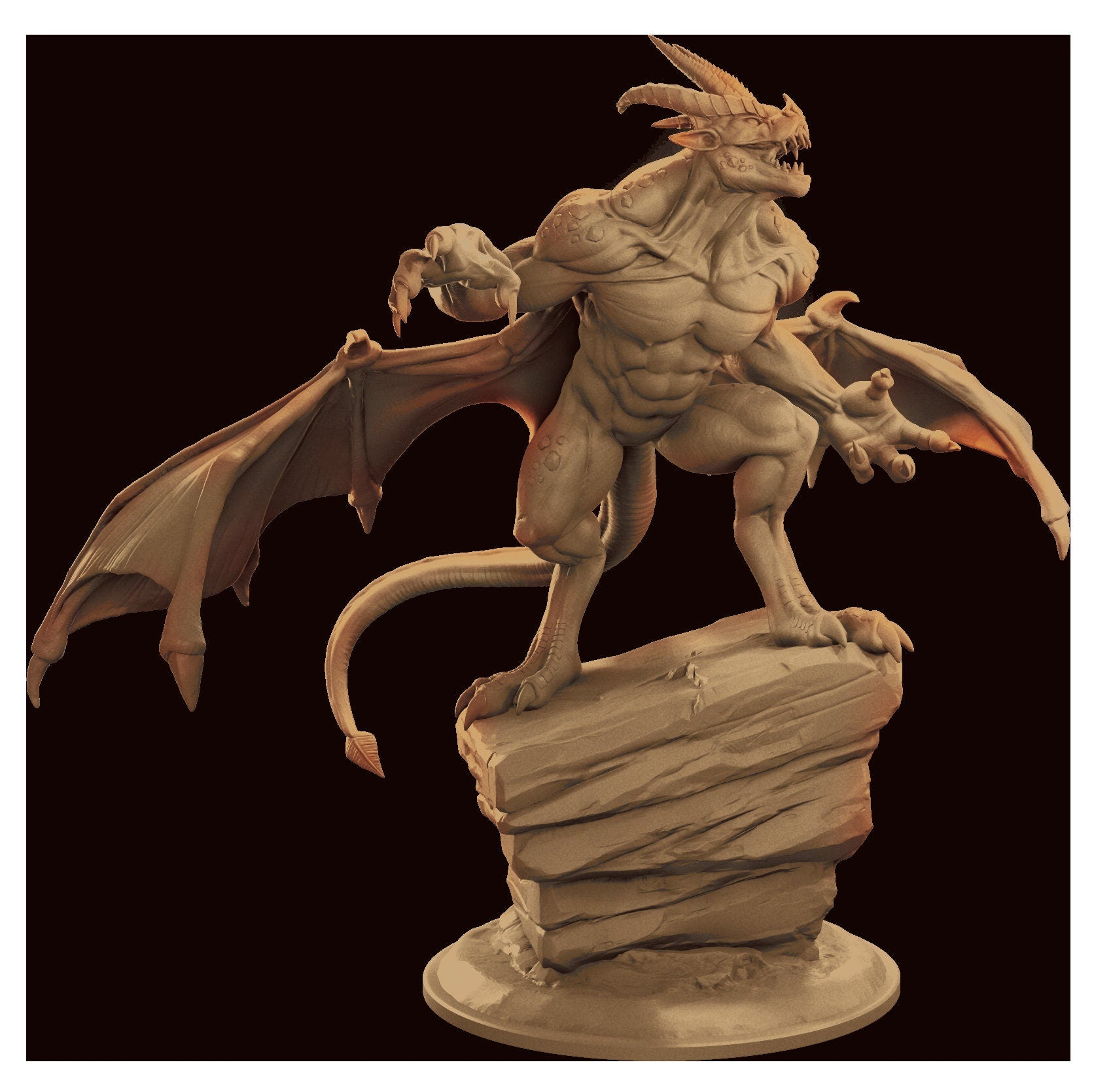 Gargoyle Set | Dragon Trappers Lodge | Monster | One Page Rules | 32mm | Resin Printed Tabletop RPG Figures | DND | 5E | Halloween