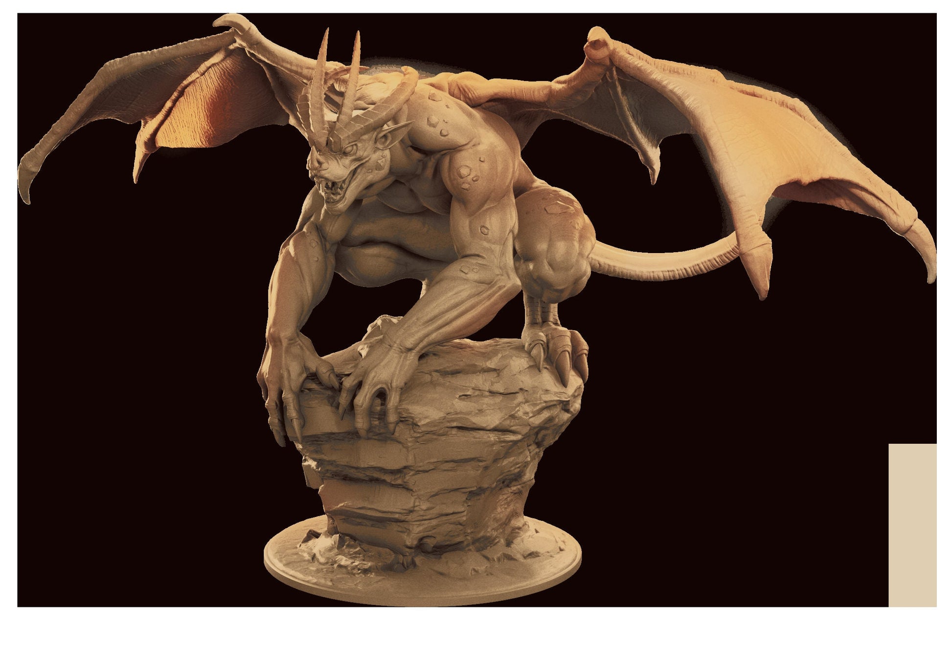 Gargoyle Set | Dragon Trappers Lodge | Monster | One Page Rules | 32mm | Resin Printed Tabletop RPG Figures | DND | 5E | Halloween