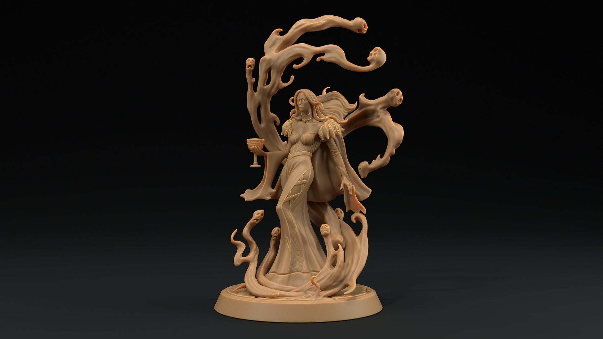 Lady Traskvales Ghost | Dragon Trappers Lodge | Monster | One Page Rules | 32mm | Resin Printed Tabletop RPG Figures | DND | 5E | Halloween