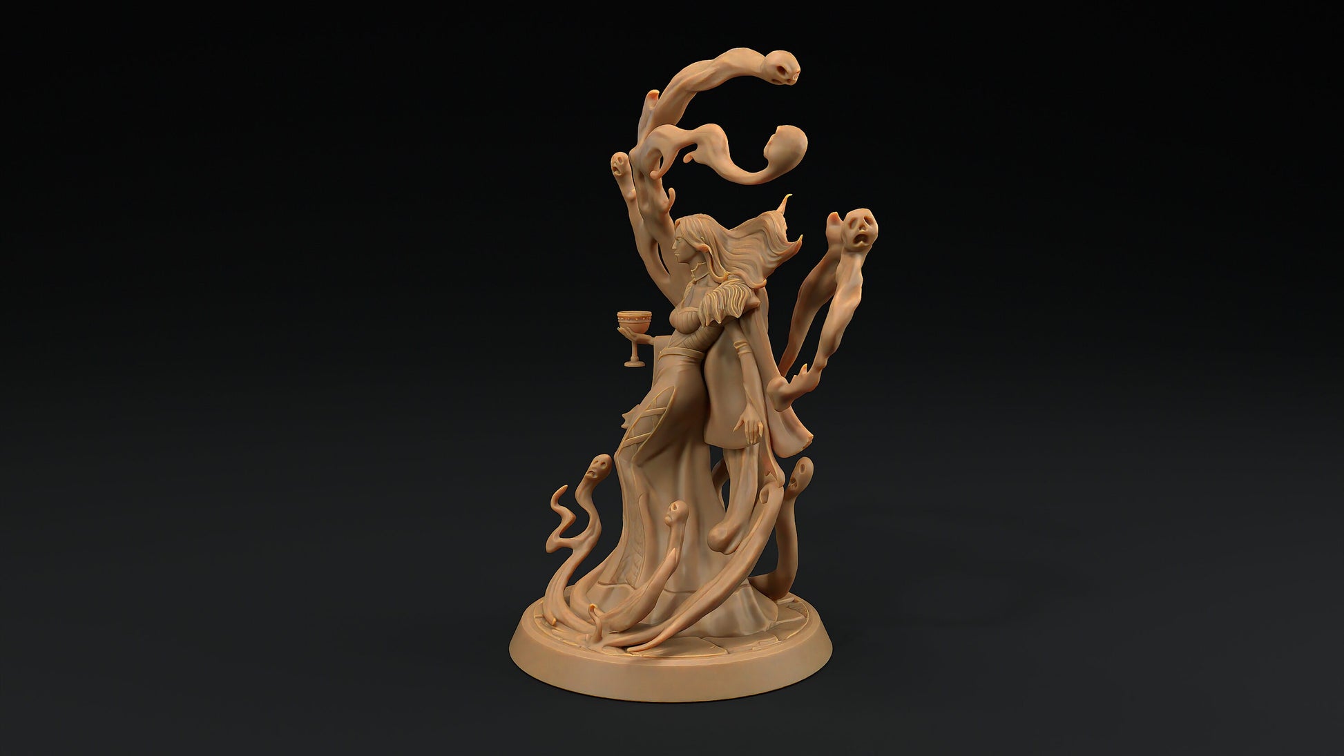 Lady Traskvales Ghost | Dragon Trappers Lodge | Monster | One Page Rules | 32mm | Resin Printed Tabletop RPG Figures | DND | 5E | Halloween