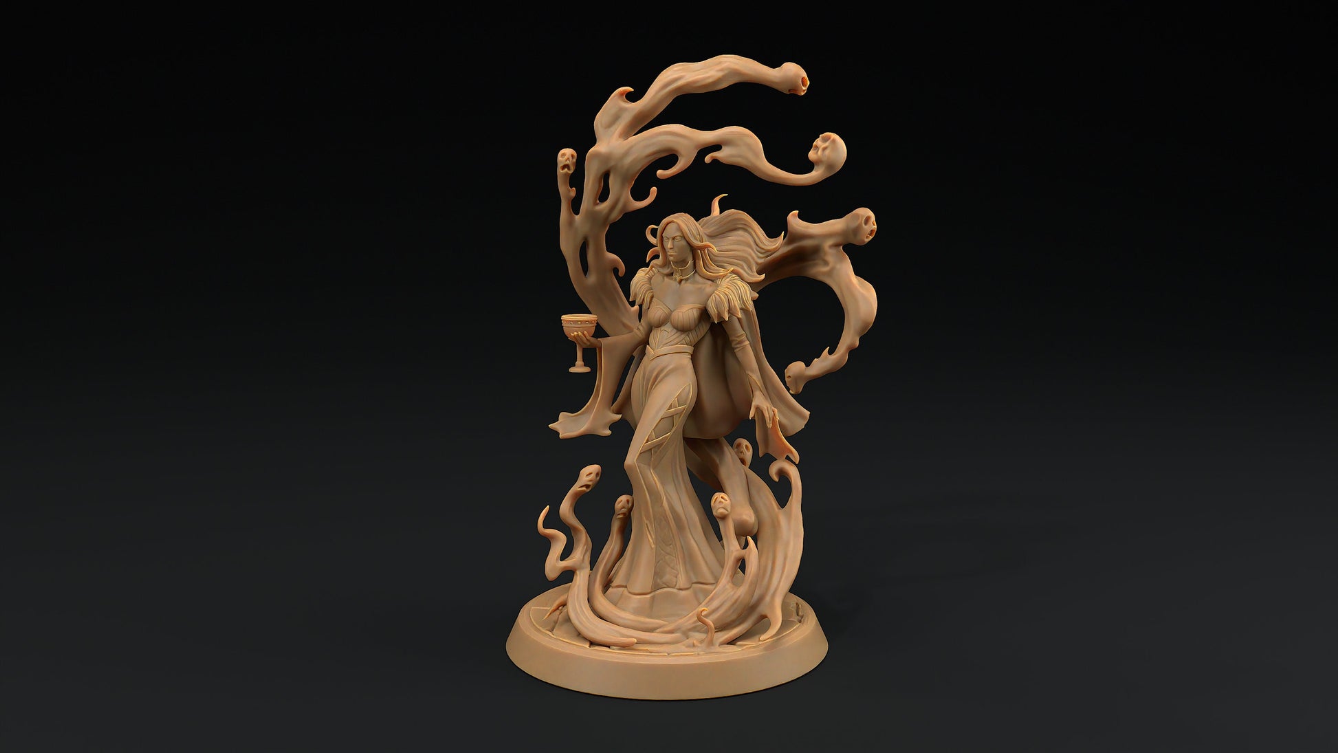 Lady Traskvales Ghost | Dragon Trappers Lodge | Monster | One Page Rules | 32mm | Resin Printed Tabletop RPG Figures | DND | 5E | Halloween