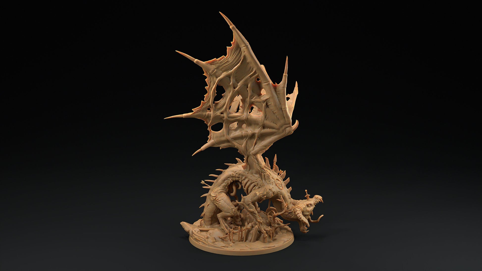 Fellclaw The Rotten | Dragon Trappers Lodge | Monster | One Page Rules | 32mm | Resin Printed Tabletop RPG Figures | DND | 5E | Halloween