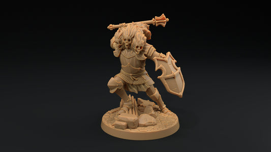 The Blazing Knight | Dragon Trappers Lodge | Monster | One Page Rules | 32mm | Resin Printed Tabletop RPG Figures | DND | 5E | Halloween