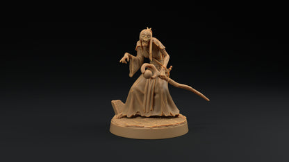 Human Mage Zombie | Dragon Trappers Lodge | Monster | One Page Rules | 32mm | Resin Printed Tabletop RPG Figures | DND | 5E | Halloween