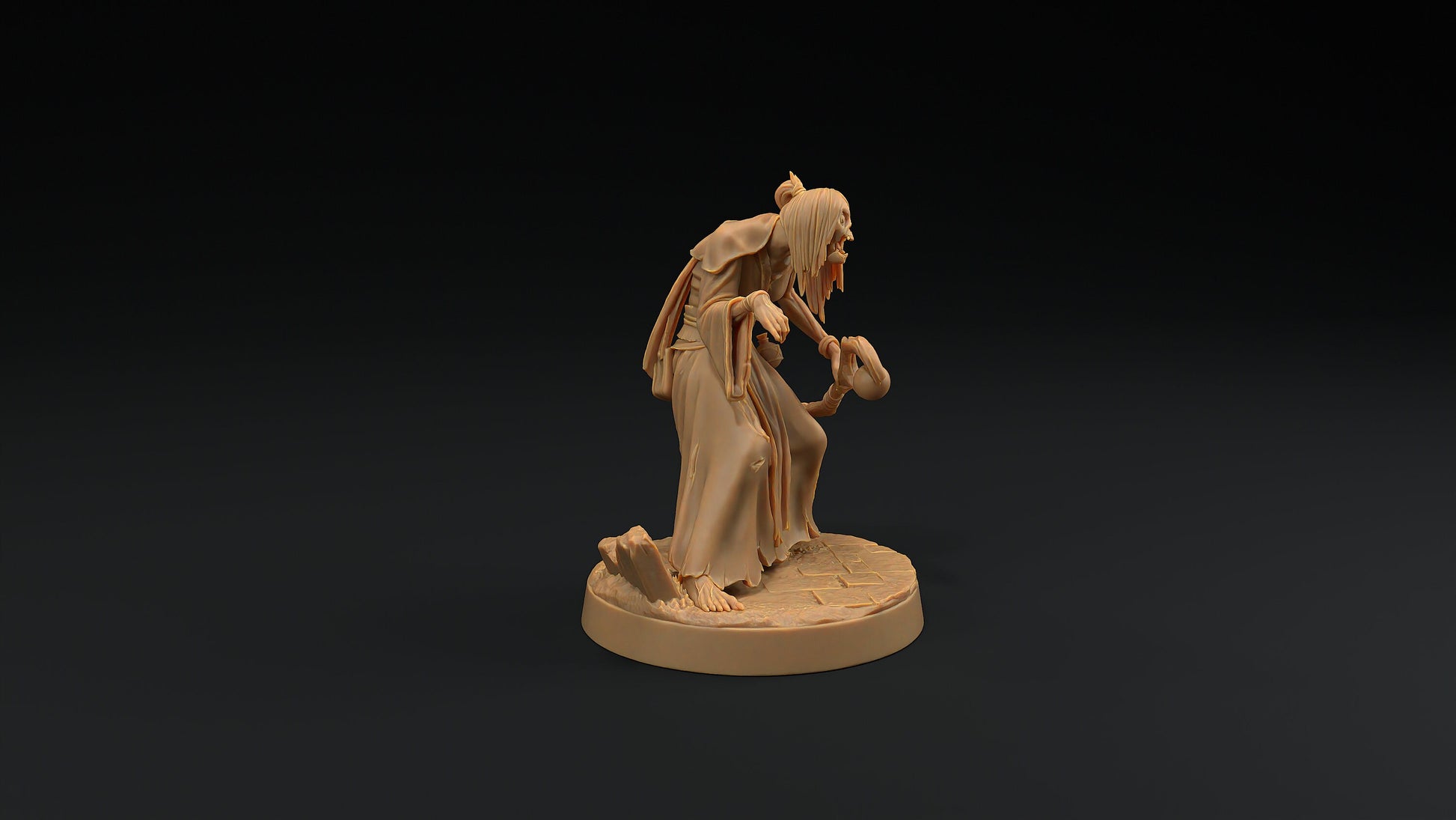 Human Mage Zombie | Dragon Trappers Lodge | Monster | One Page Rules | 32mm | Resin Printed Tabletop RPG Figures | DND | 5E | Halloween