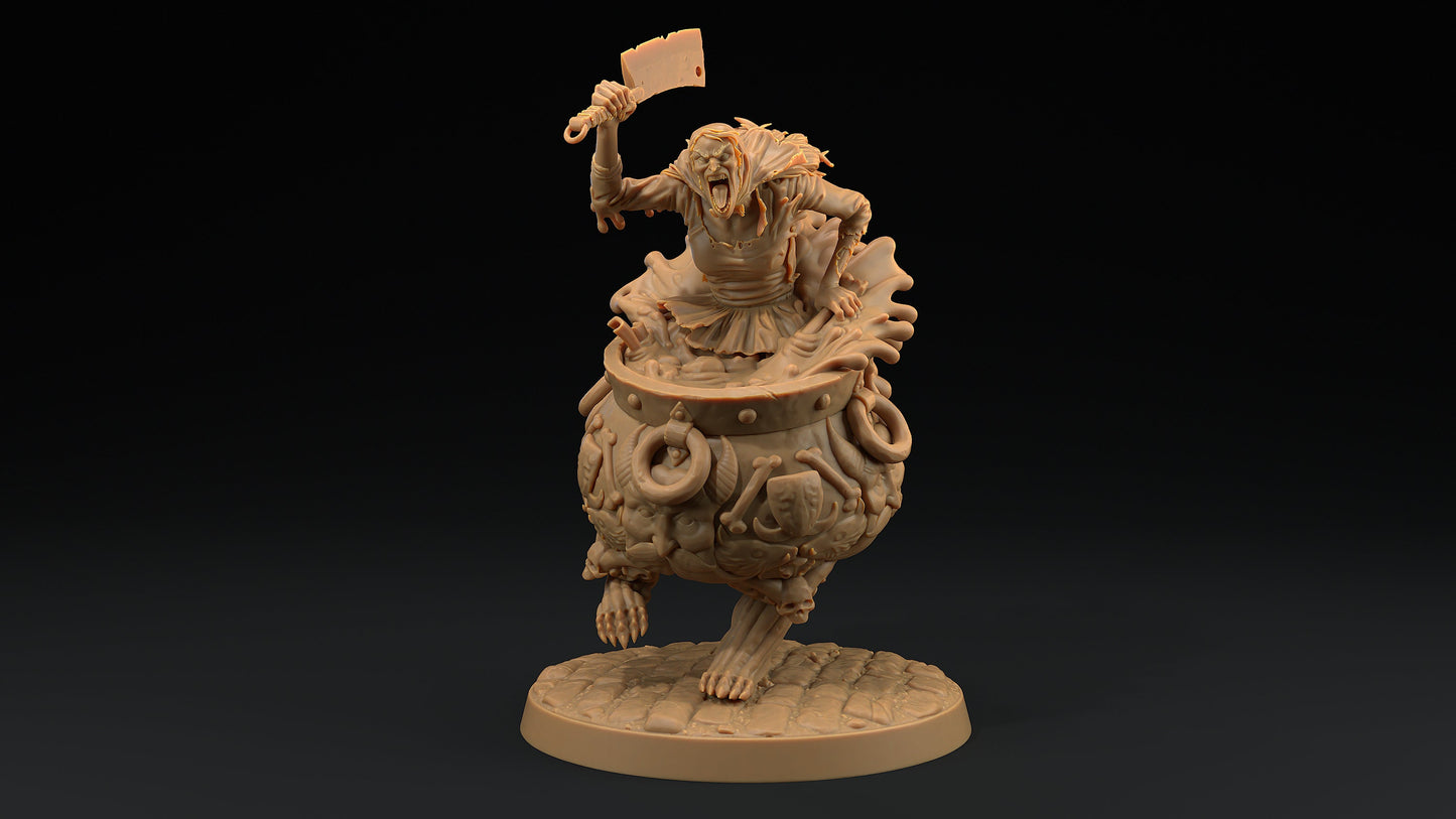 The Boiled Maid | Dragon Trappers Lodge | Monster | One Page Rules | 32mm | Resin Printed Tabletop RPG Figures | DND | 5E | Halloween