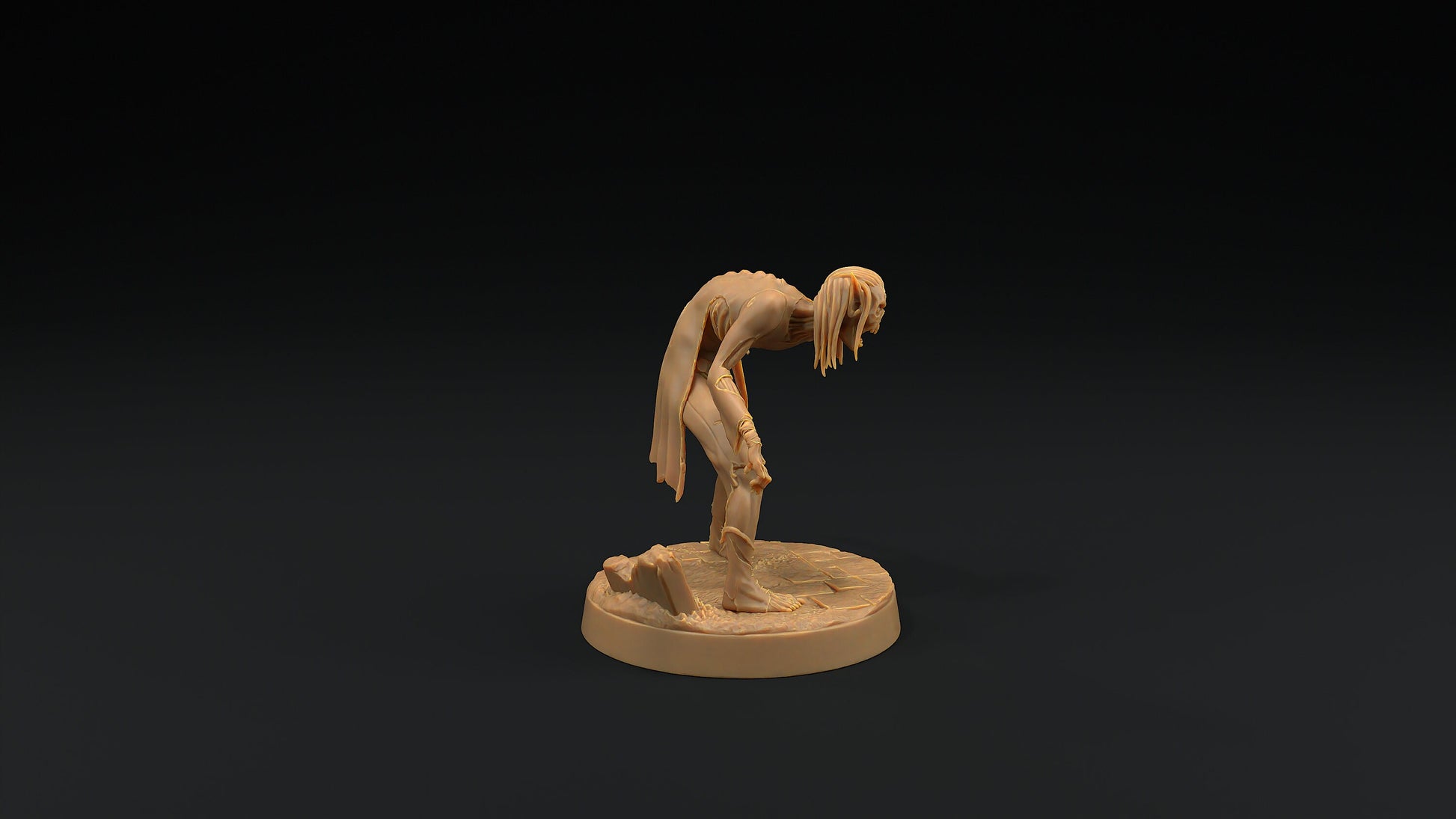Elven Zombie | Dragon Trappers Lodge | Monster | One Page Rules | 32mm | Resin Printed Tabletop RPG Figures | DND | 5E | Halloween