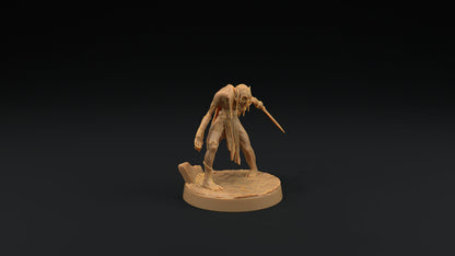 Elven Zombie | Dragon Trappers Lodge | Monster | One Page Rules | 32mm | Resin Printed Tabletop RPG Figures | DND | 5E | Halloween
