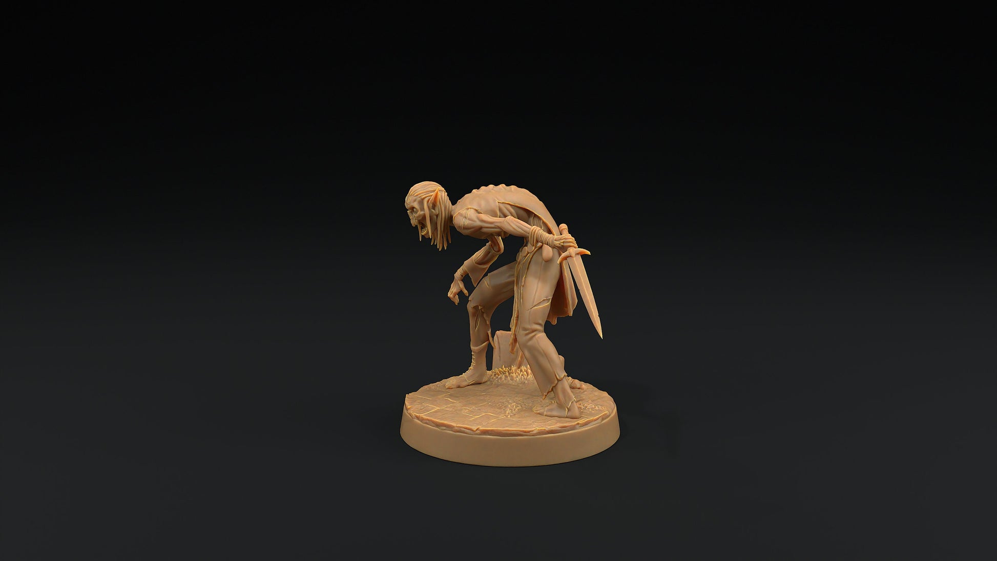 Elven Zombie | Dragon Trappers Lodge | Monster | One Page Rules | 32mm | Resin Printed Tabletop RPG Figures | DND | 5E | Halloween