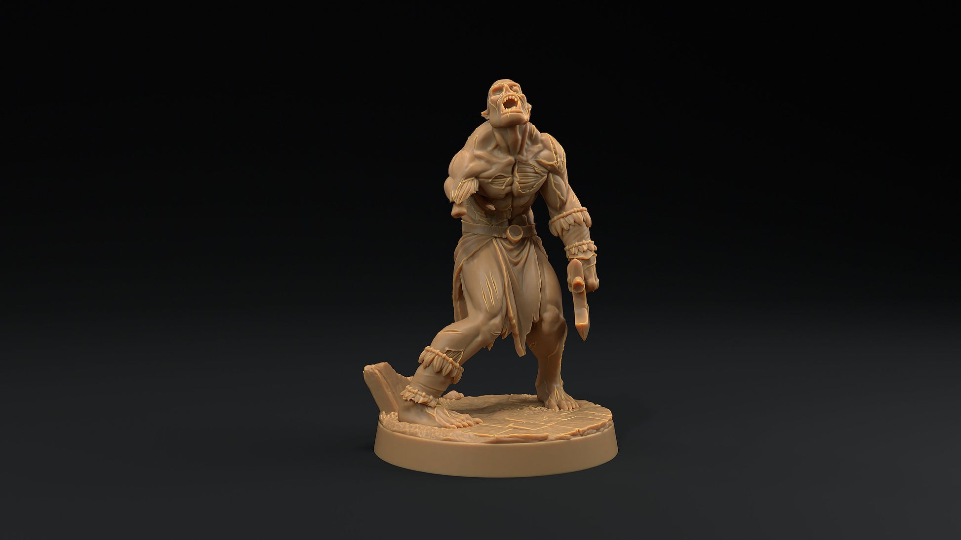 Orc Zombie | Dragon Trappers Lodge | Monster | One Page Rules | 32mm | Resin Printed Tabletop RPG Figures | DND | 5E | Halloween