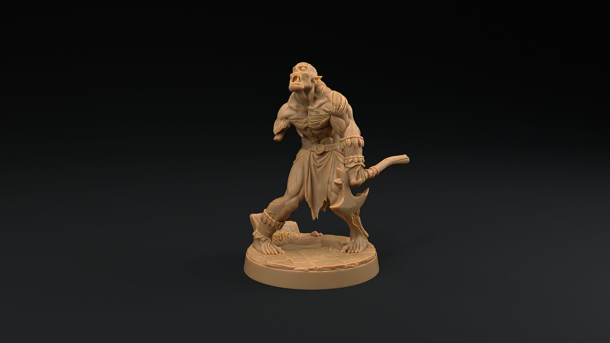 Orc Zombie | Dragon Trappers Lodge | Monster | One Page Rules | 32mm | Resin Printed Tabletop RPG Figures | DND | 5E | Halloween