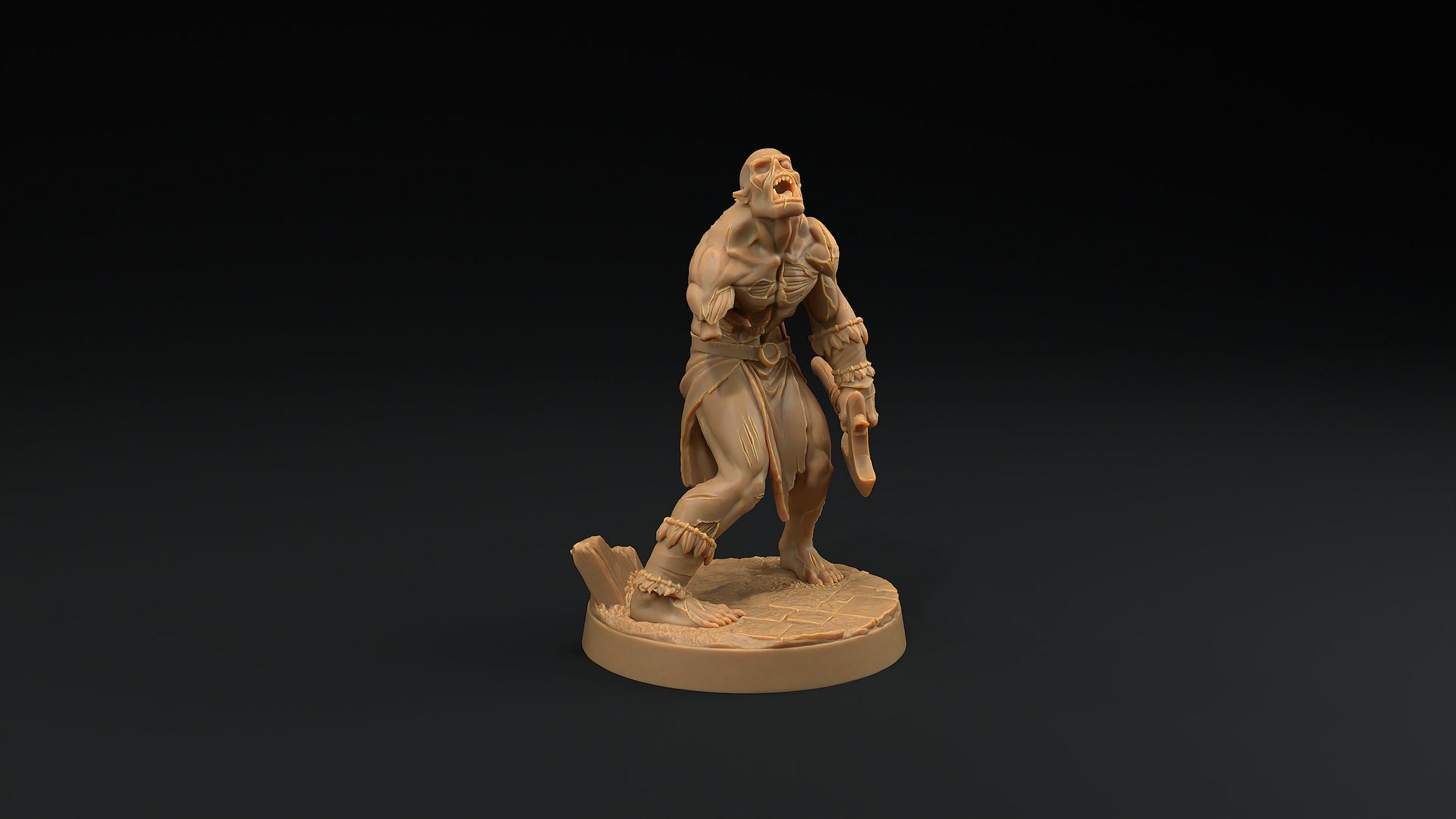Orc Zombie | Dragon Trappers Lodge | Monster | One Page Rules | 32mm | Resin Printed Tabletop RPG Figures | DND | 5E | Halloween