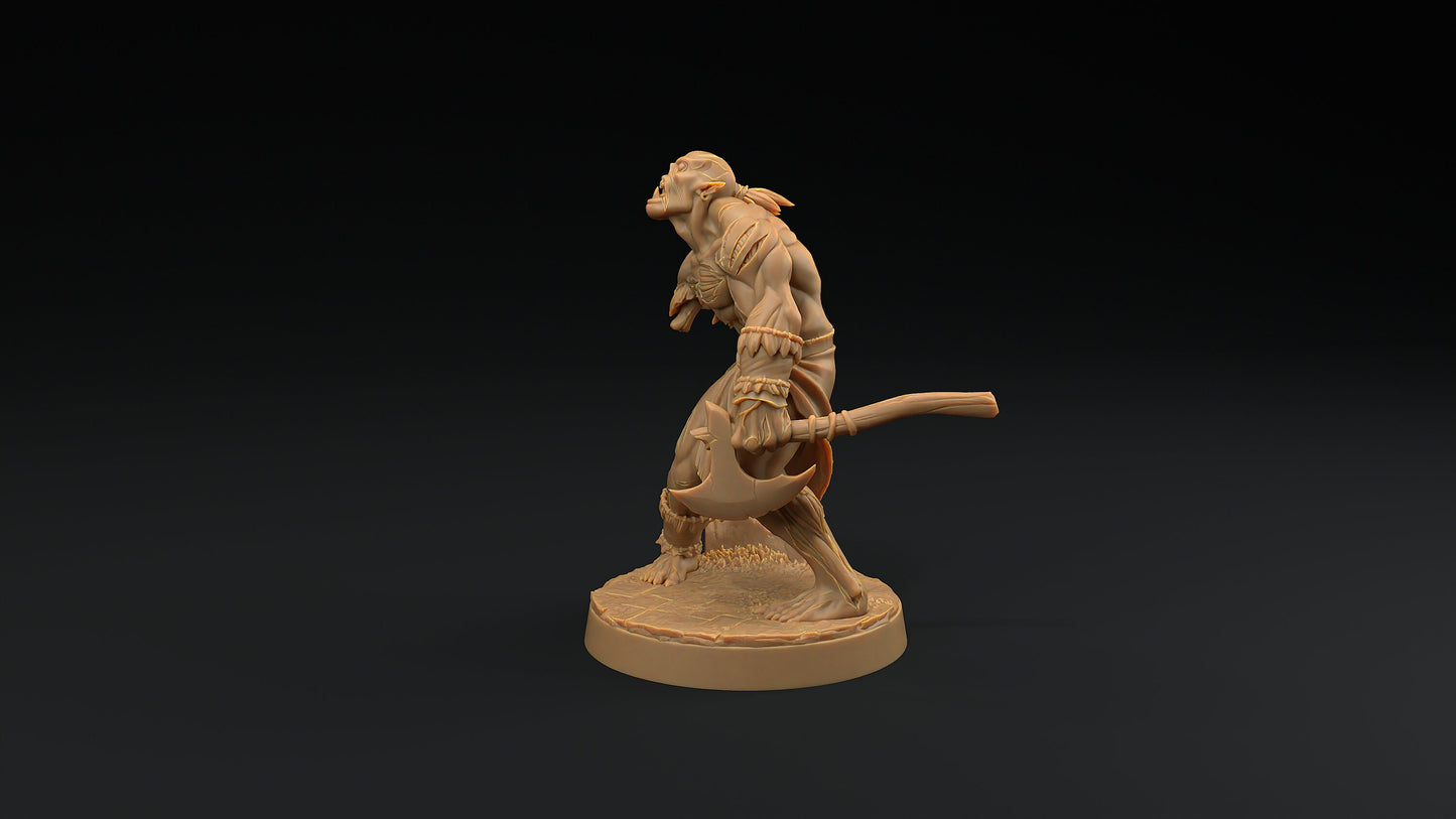 Orc Zombie | Dragon Trappers Lodge | Monster | One Page Rules | 32mm | Resin Printed Tabletop RPG Figures | DND | 5E | Halloween