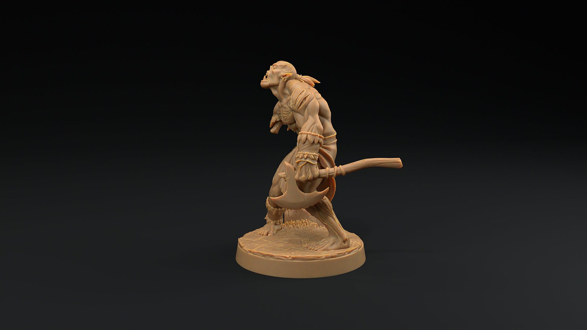 Orc Zombie | Dragon Trappers Lodge | Monster | One Page Rules | 32mm | Resin Printed Tabletop RPG Figures | DND | 5E | Halloween