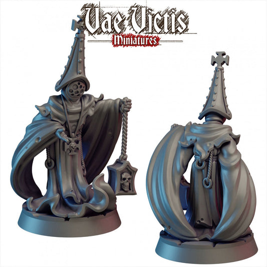 Dark Priest | Vae Victis Miniatures | 32mm Scale | Resin Printed Tabletop RPG Figures | DND | 5E