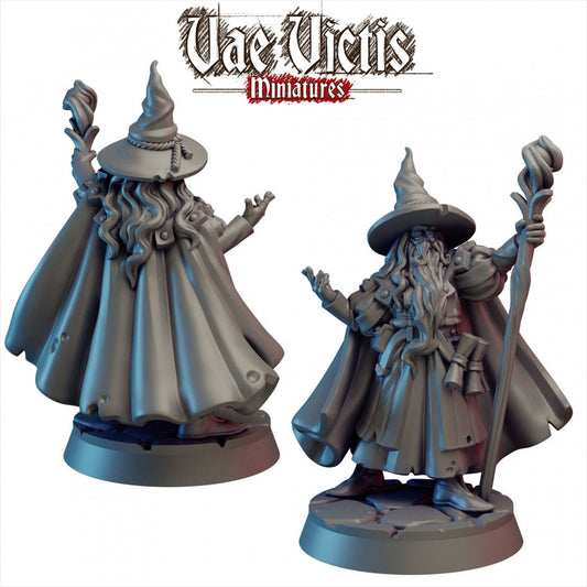 Wizard | Vae Victis Miniatures | 32mm Scale | Resin Printed Tabletop RPG Figures | Unleash The Archers | DND | 5E