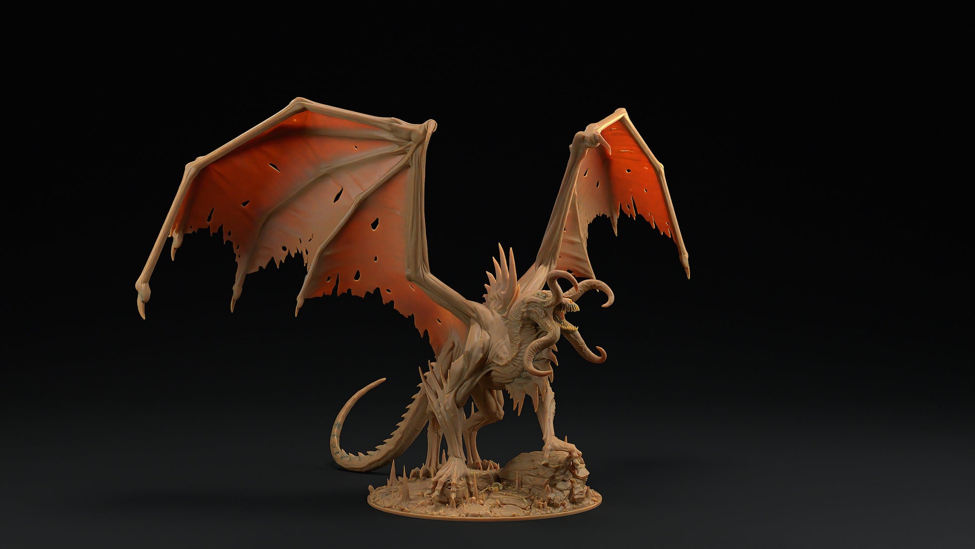 Mind Eater Dragon | Dragon Trappers Lodge | Monster | One Page Rules | 32mm | Resin Printed Tabletop RPG Figures | DND | 5E