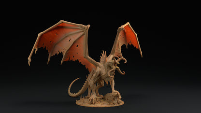Mind Eater Dragon | Dragon Trappers Lodge | Monster | One Page Rules | 32mm | Resin Printed Tabletop RPG Figures | DND | 5E