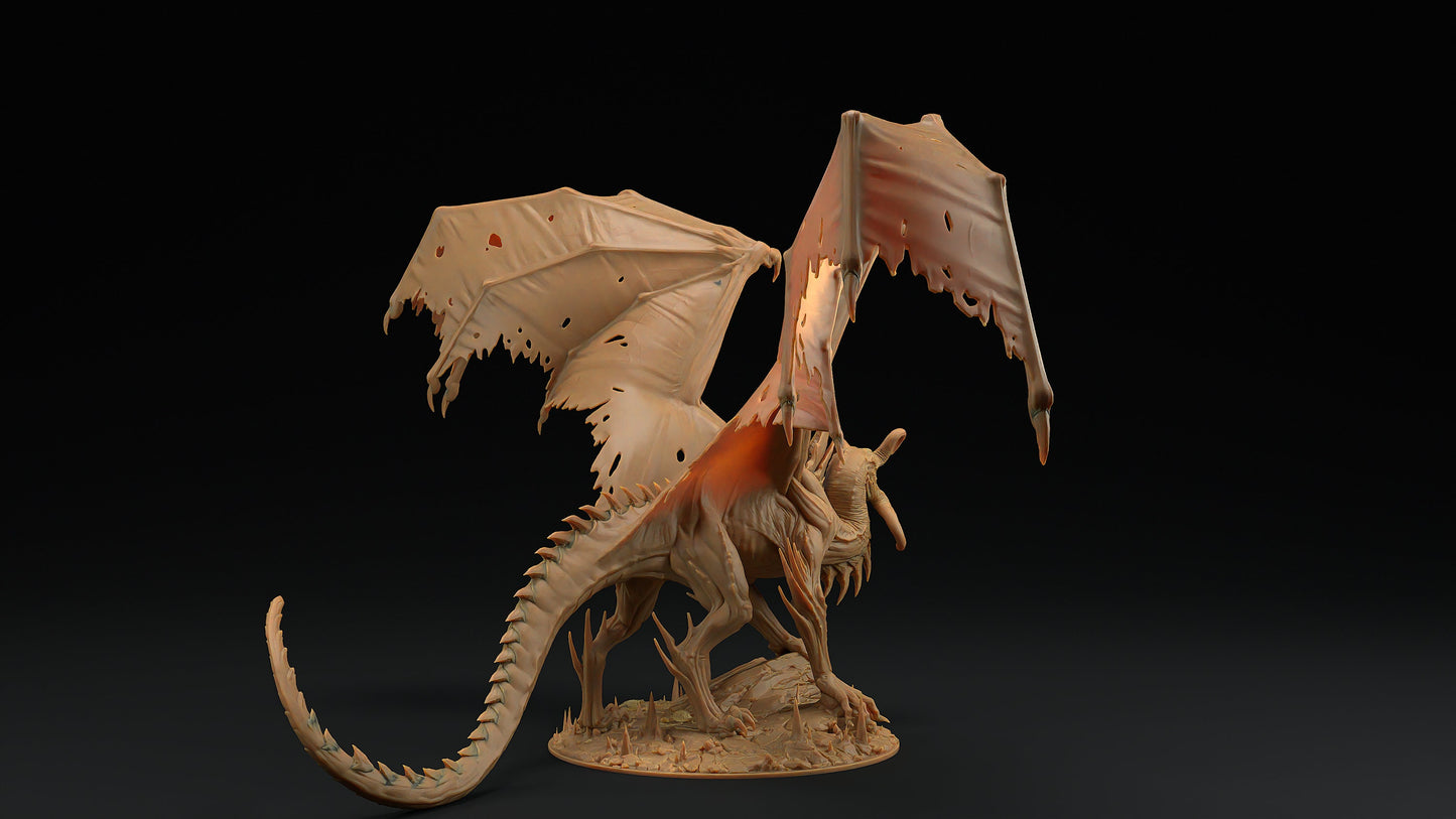 Mind Eater Dragon | Dragon Trappers Lodge | Monster | One Page Rules | 32mm | Resin Printed Tabletop RPG Figures | DND | 5E
