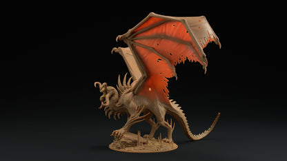 Mind Eater Dragon | Dragon Trappers Lodge | Monster | One Page Rules | 32mm | Resin Printed Tabletop RPG Figures | DND | 5E