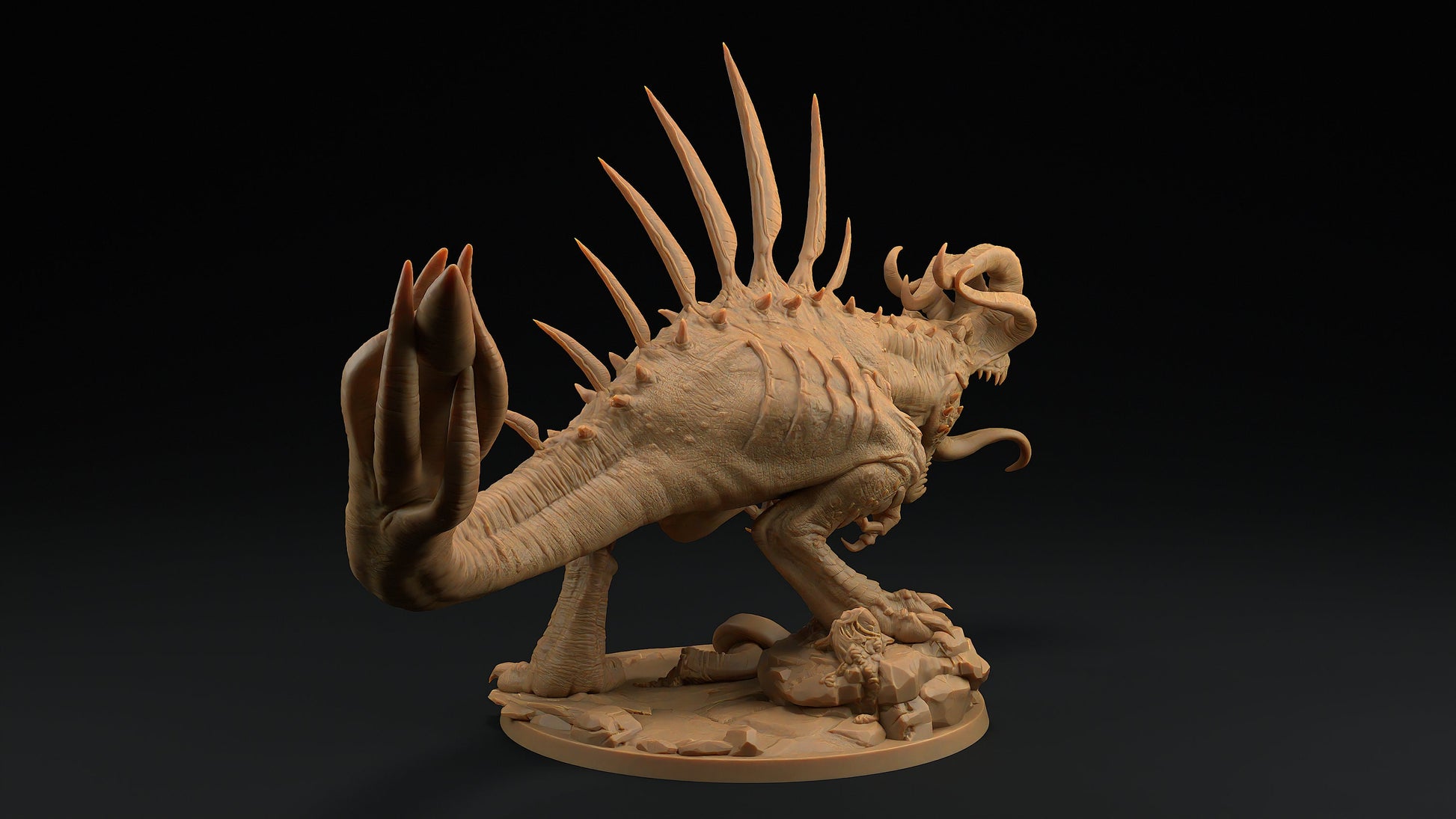 Cerebrasaurus Rex | Dragon Trappers Lodge | Monster | One Page Rules | 32mm | Resin Printed Tabletop RPG Figures | DND | 5E