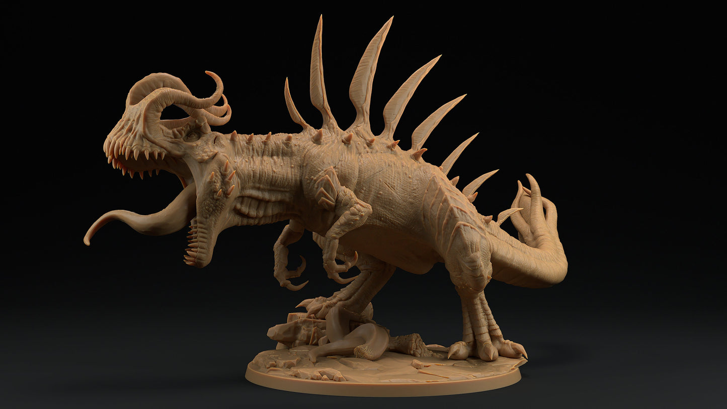 Cerebrasaurus Rex | Dragon Trappers Lodge | Monster | One Page Rules | 32mm | Resin Printed Tabletop RPG Figures | DND | 5E