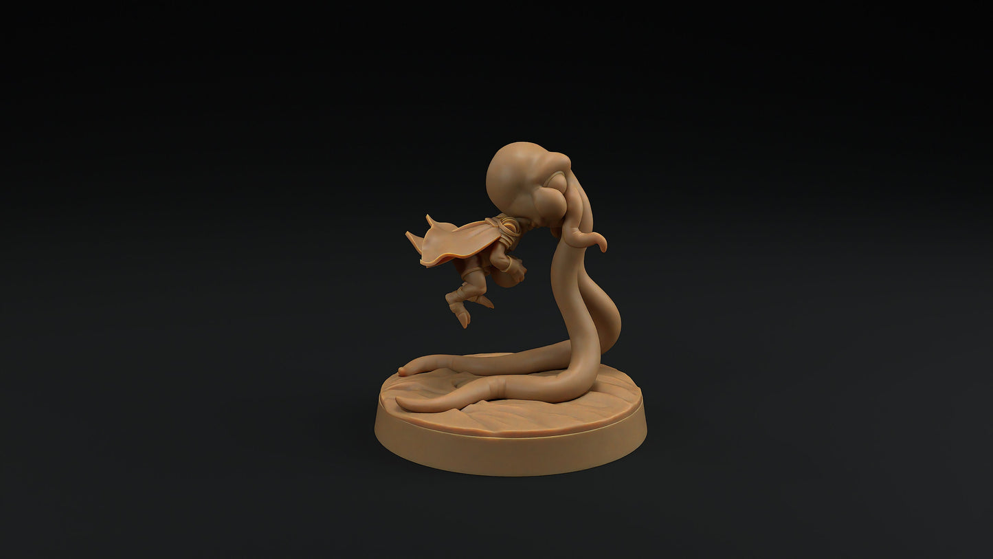 Gnome Squidling | Dragon Trappers Lodge | Monster | One Page Rules | 32mm | Resin Printed Tabletop RPG Figures | DND | 5E