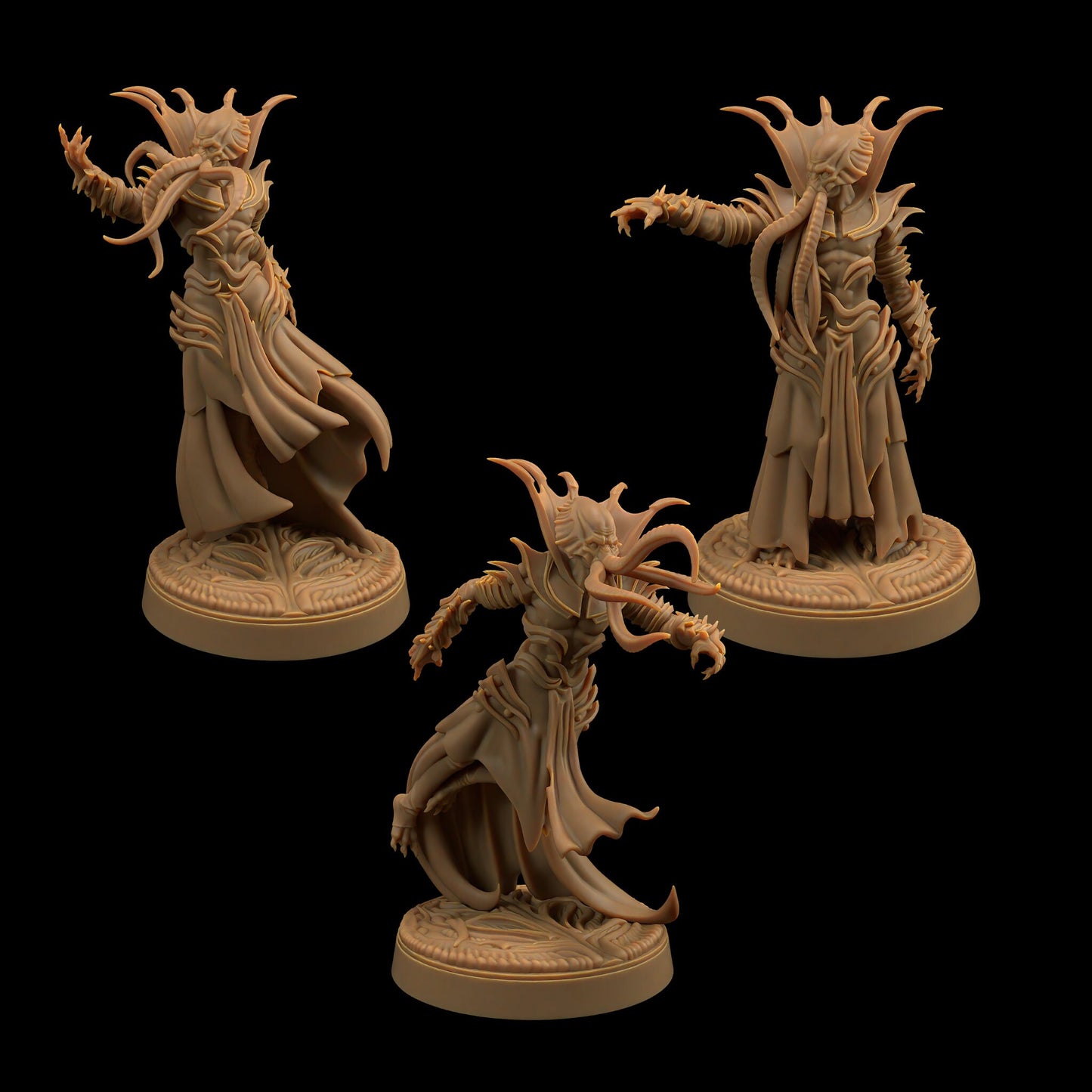 Cephlamorph Set | Dragon Trappers Lodge | Monster | One Page Rules | 32mm | Resin Printed Tabletop RPG Figures | DND | 5E