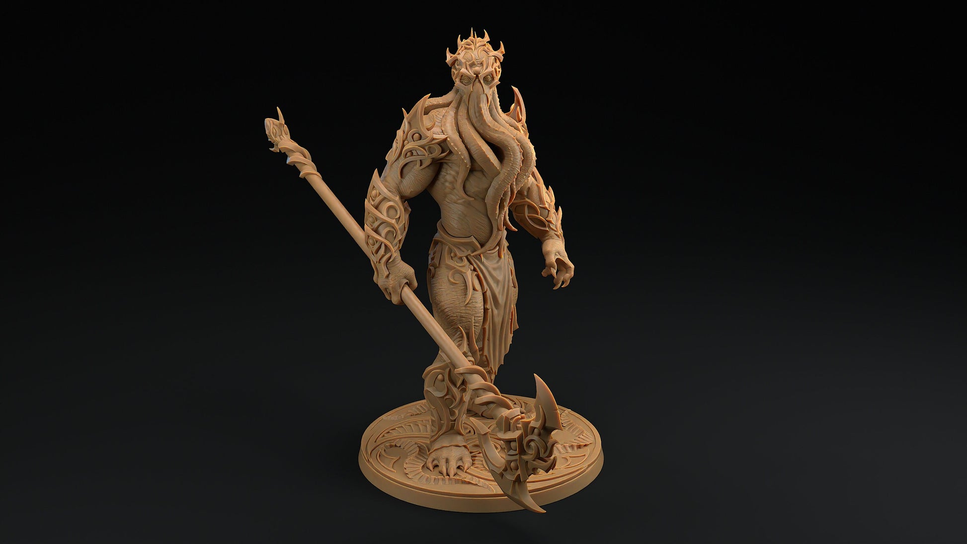 Cephlamorphed Giant | Dragon Trappers Lodge | Monster | One Page Rules | 32mm | Resin Printed Tabletop RPG Figures | DND | 5E
