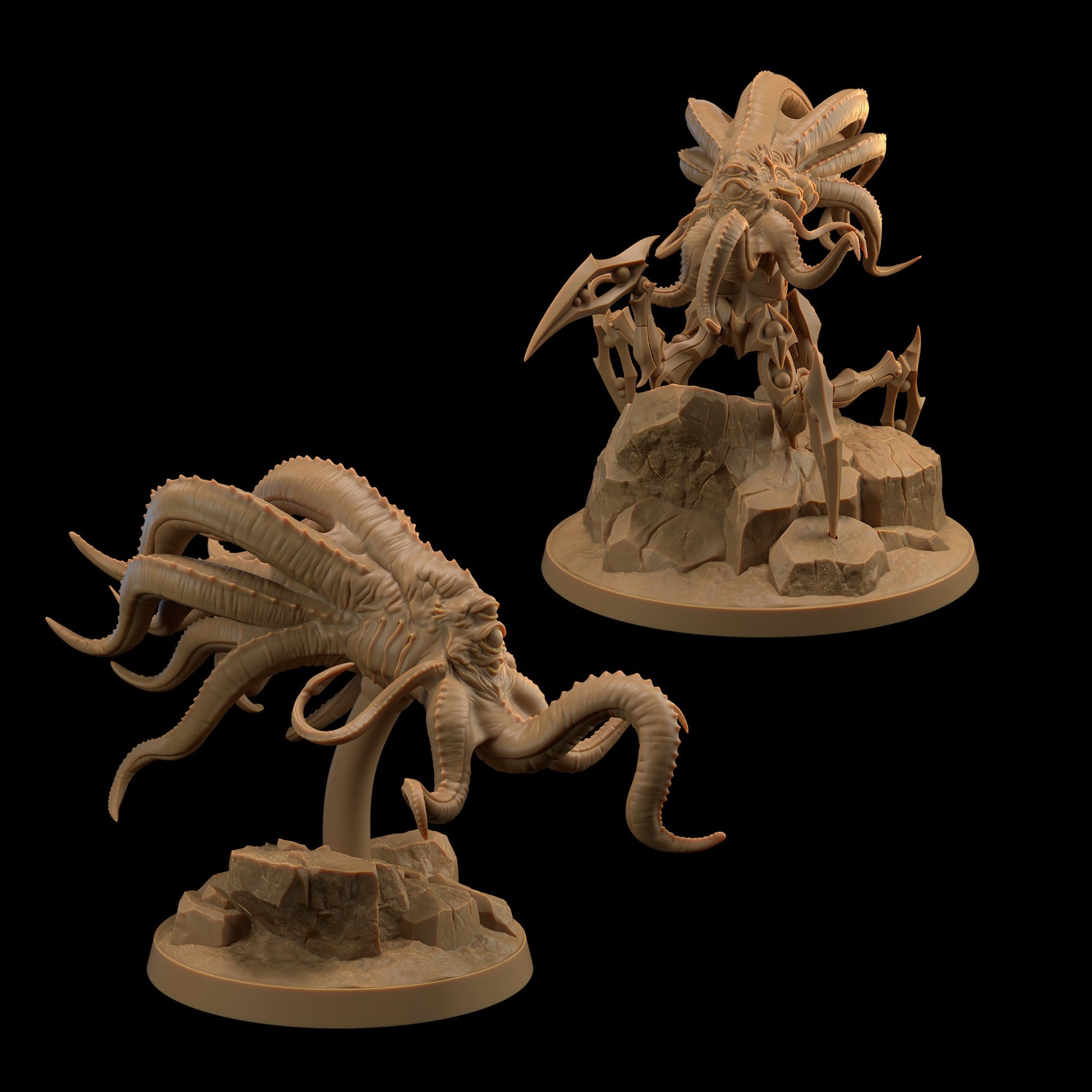 Zeglok, Aboleth Mastermind | Dragon Trappers Lodge | Monster | One Page Rules | 32mm | Resin Printed Tabletop RPG Figures | DND | 5E