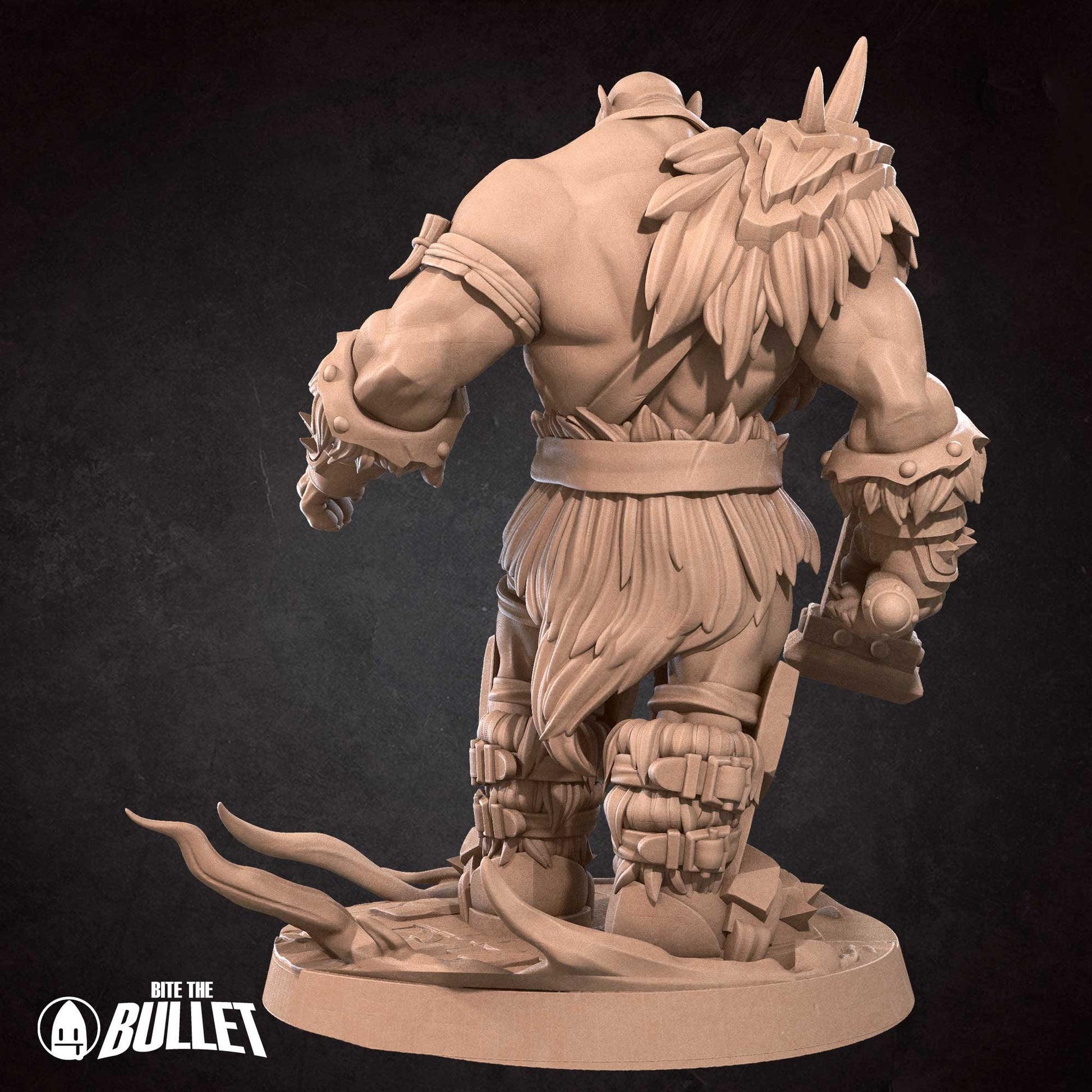 Orc Warchief | Bite The Bullet | 35mm Scale | Resin Printed Tabletop RPG Miniature Figures | DND | 5E