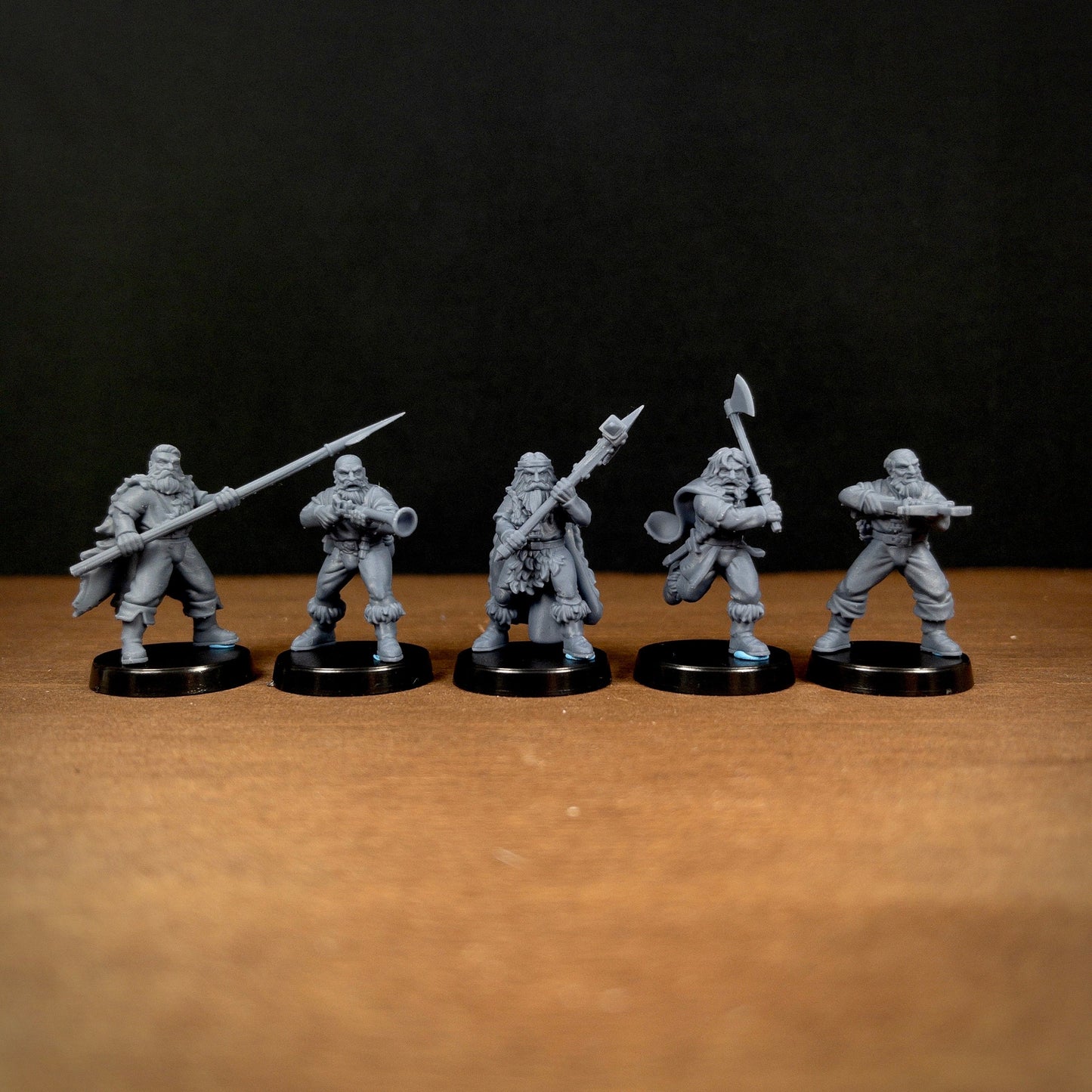Sword for Hire Vol 3 Set (5 Minis) | Vae Victis Miniatures | Blunderbuss | Archer | Spear | Resin | Tabletop | Miniatures | TTRPG | DND | 5E