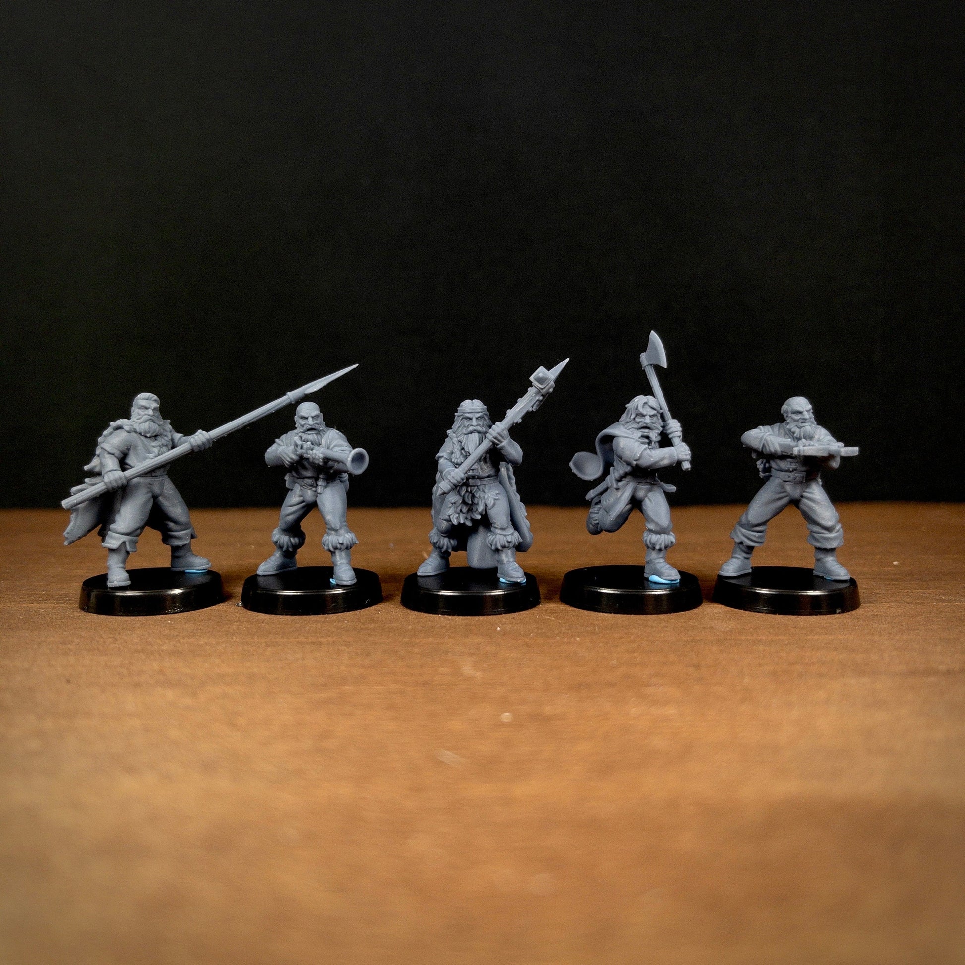 Sword for Hire Vol 3 Set (5 Minis) | Vae Victis Miniatures | Blunderbuss | Archer | Spear | Resin | Tabletop | Miniatures | TTRPG | DND | 5E