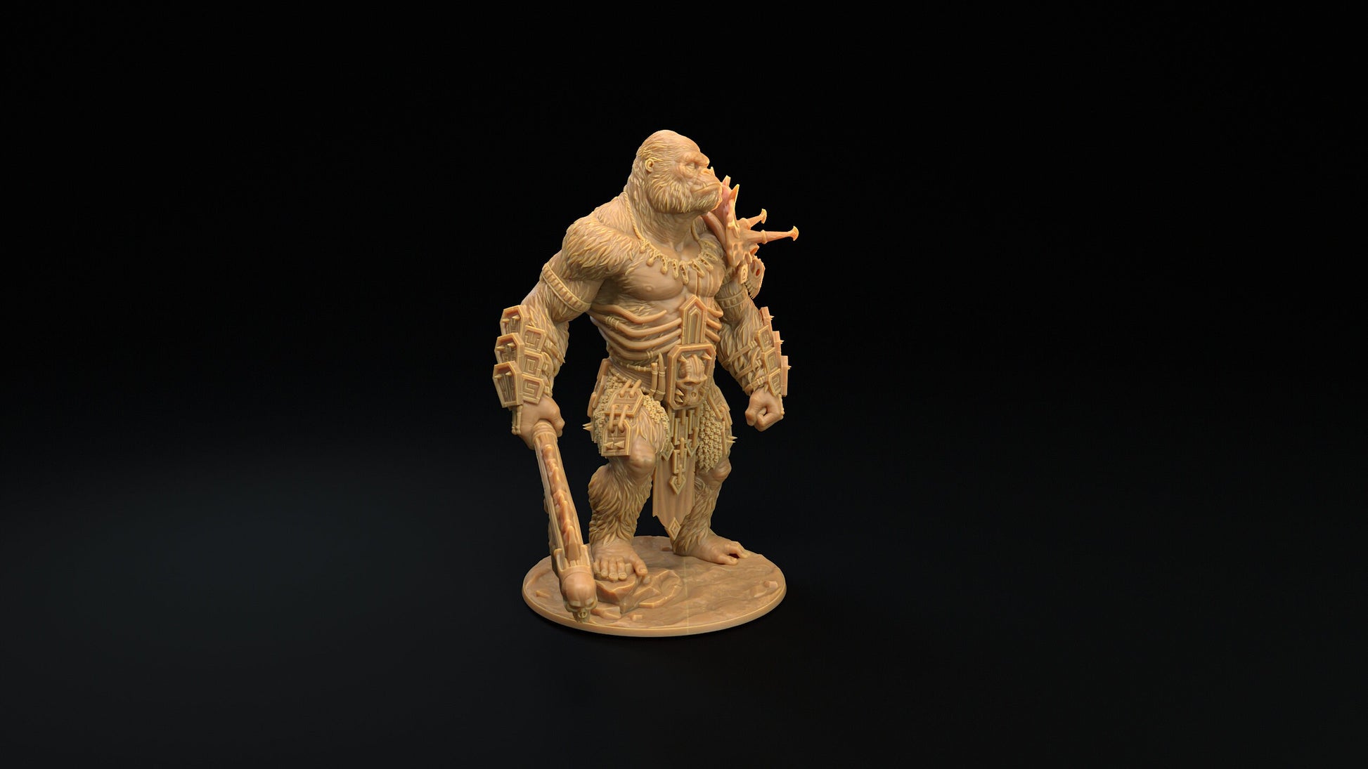 The Stone God | Dragon Trappers Lodge | The Simiax Legions | 32mm Scale Resin Printed Tabletop RPG Figures For DND 5E and OPR