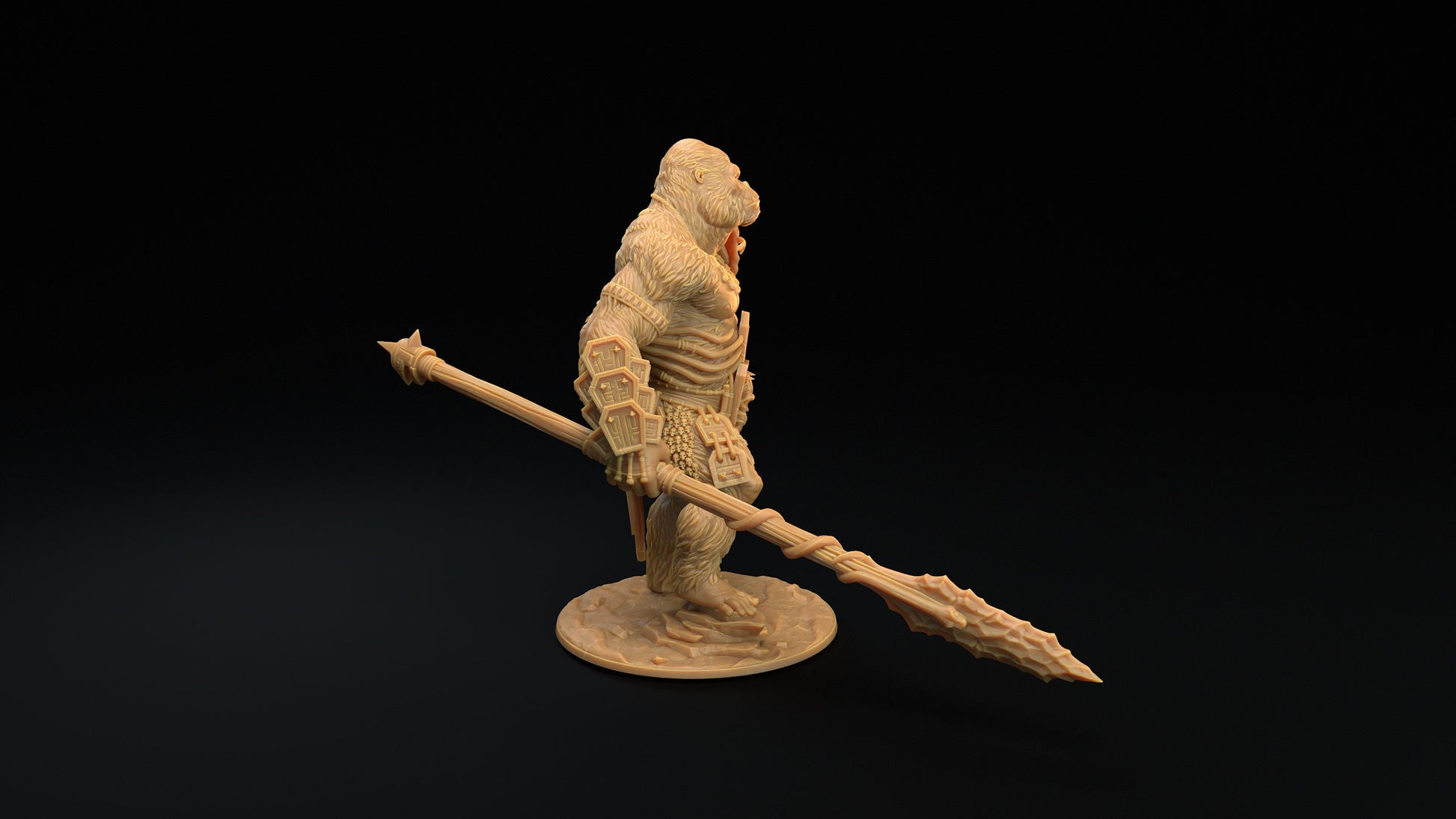 The Stone God | Dragon Trappers Lodge | The Simiax Legions | 32mm Scale Resin Printed Tabletop RPG Figures For DND 5E and OPR