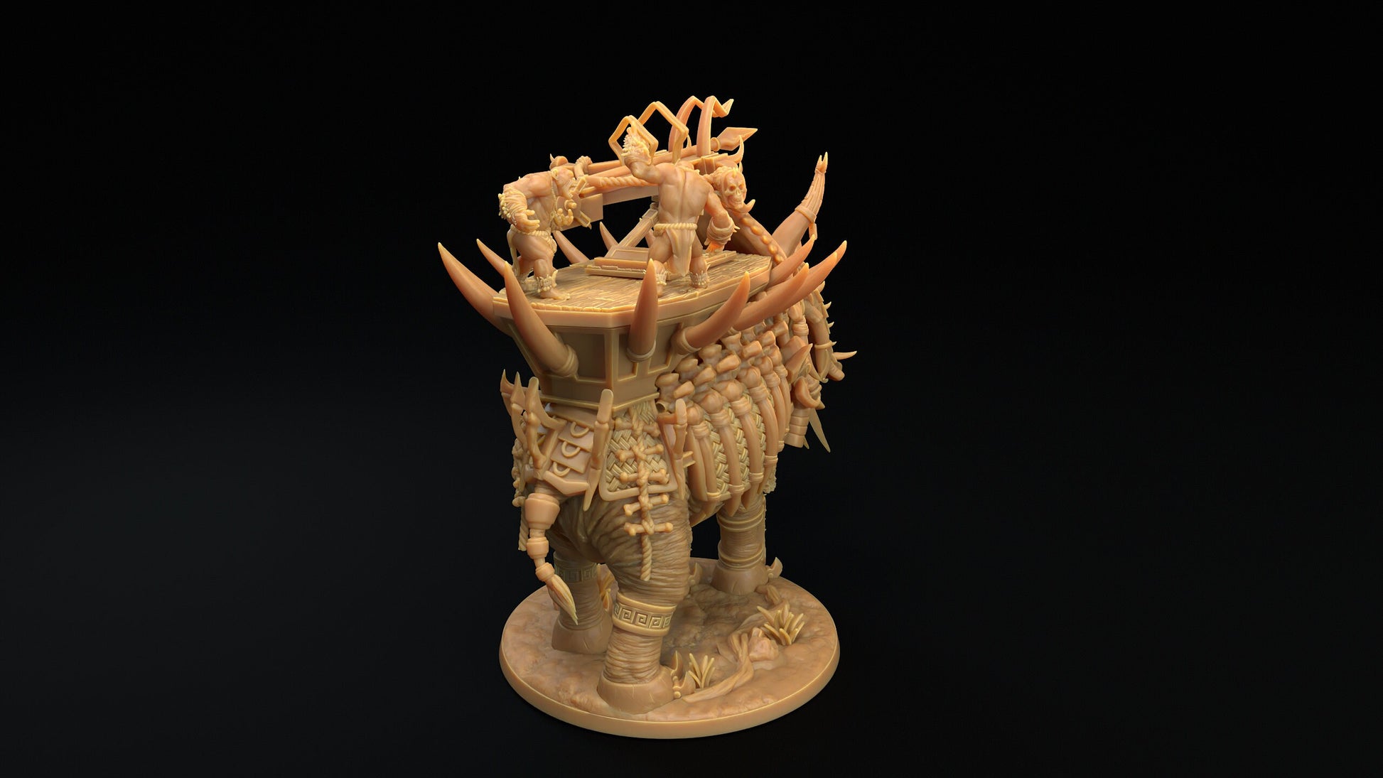 The Skull Grinder | Dragon Trappers Lodge | The Simiax Legions | 32mm Scale Resin Printed Tabletop RPG Figures For DND 5E and OPR