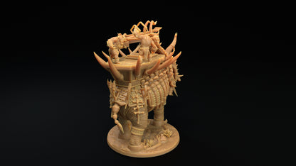 The Skull Grinder | Dragon Trappers Lodge | The Simiax Legions | 32mm Scale Resin Printed Tabletop RPG Figures For DND 5E and OPR